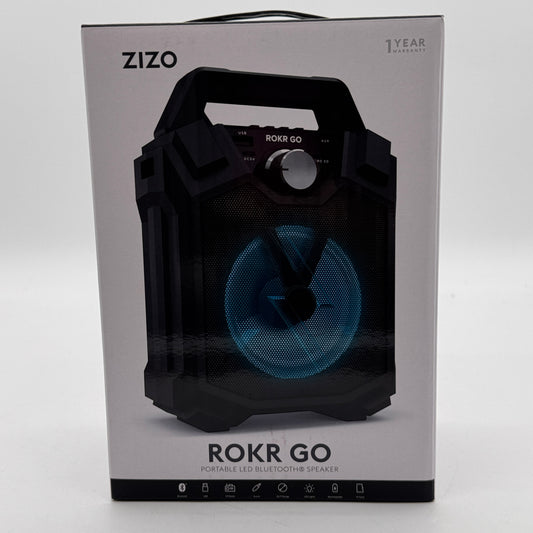 Zizo Rokr Go Portable Bluetooth Speaker - Black