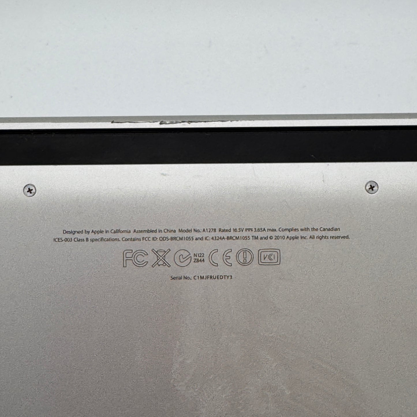 Apple MacBook Pro 13" A1278 2012 - Core i5 2.5 GHz - Silver - Broken