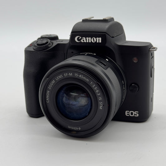 Canon EOS M50 Mark II - DSLR Camera - Black