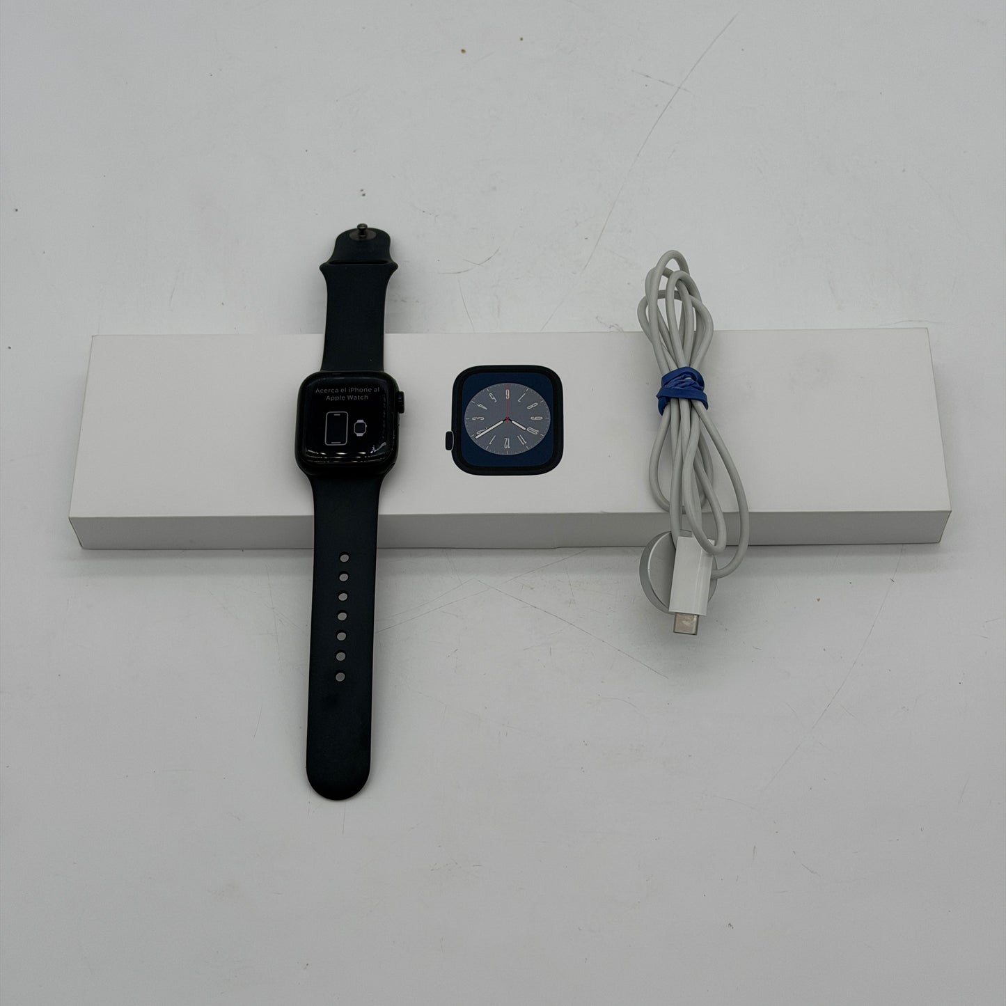 Apple Watch Gen 8 Series 8 Cell 42mm Midnight Aluminum - Midnight Sport Band