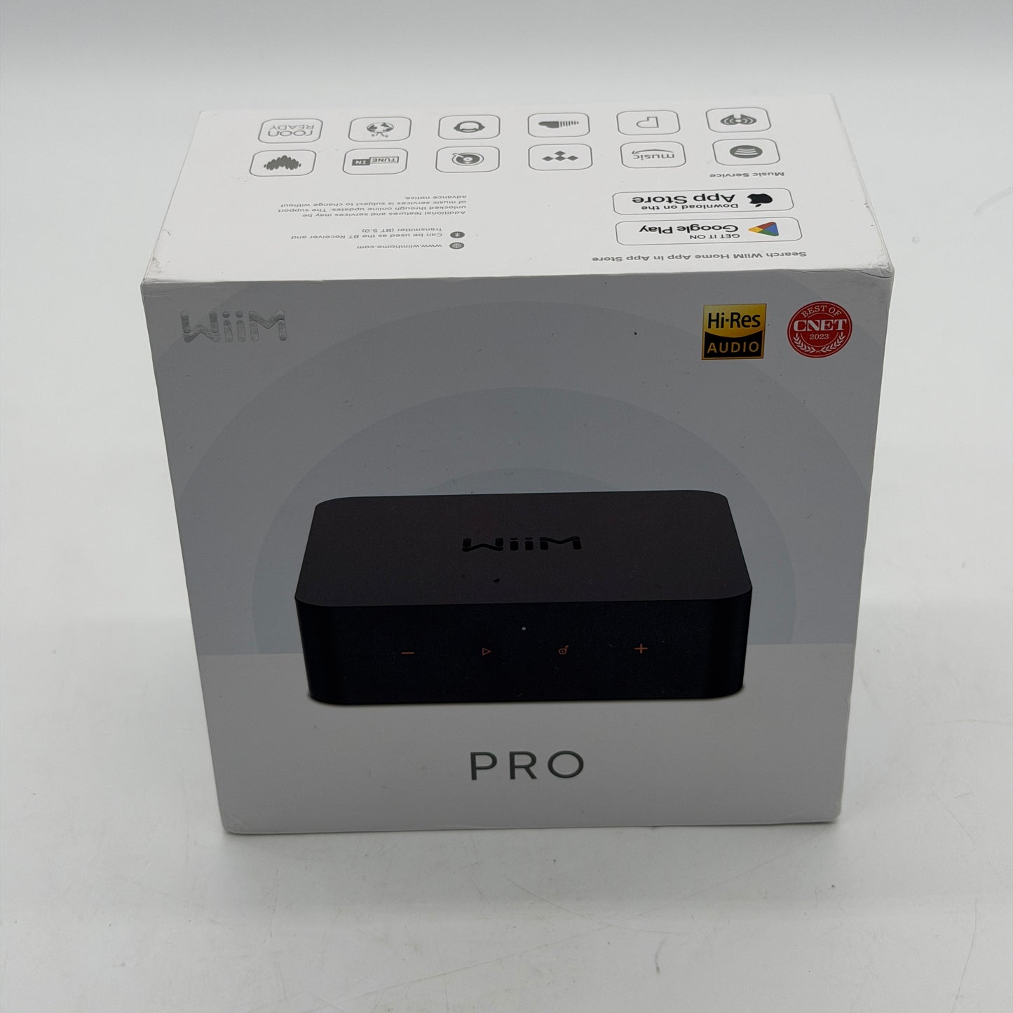 WiiM Pro AirPlay 2 Receiver, Google Cast Audio WiFi Multiroom Streamer (ASR002)