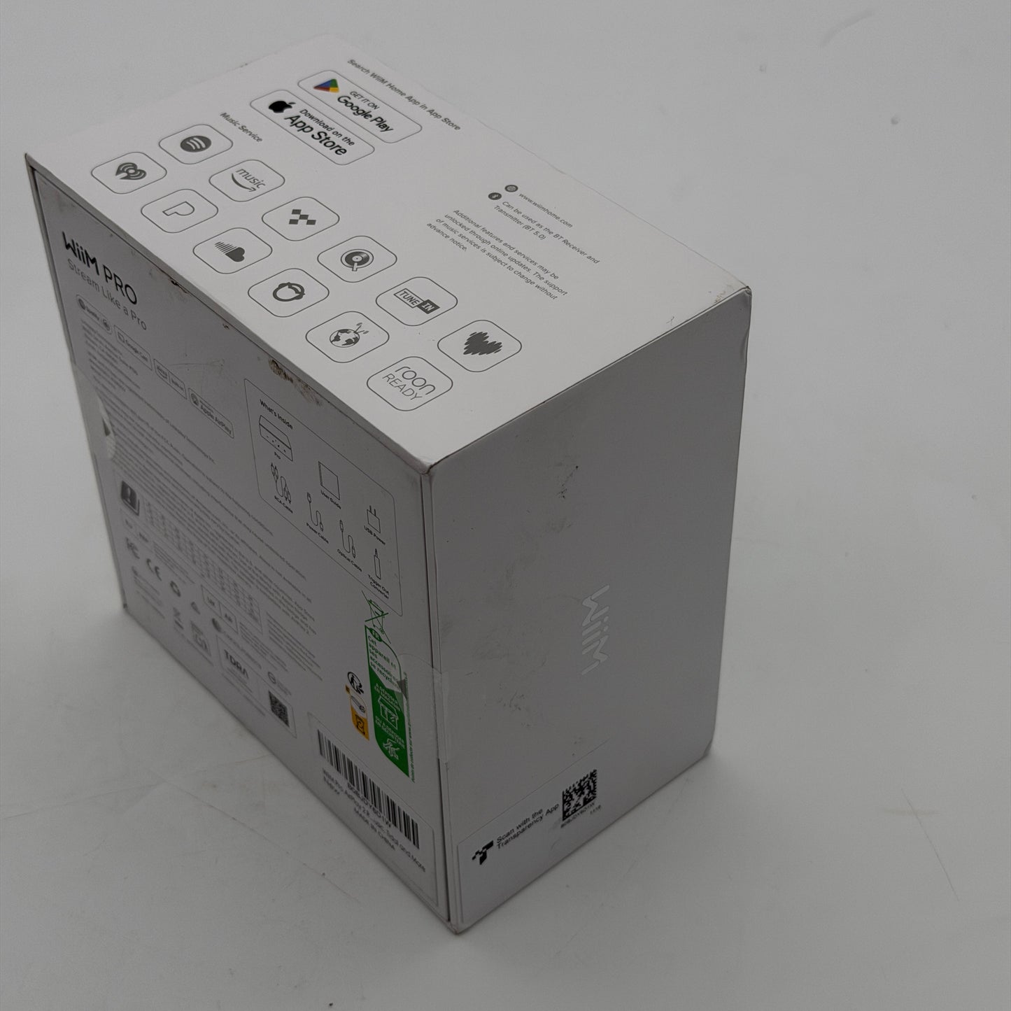 WiiM Pro AirPlay 2 Receiver, Google Cast Audio WiFi Multiroom Streamer (ASR002)