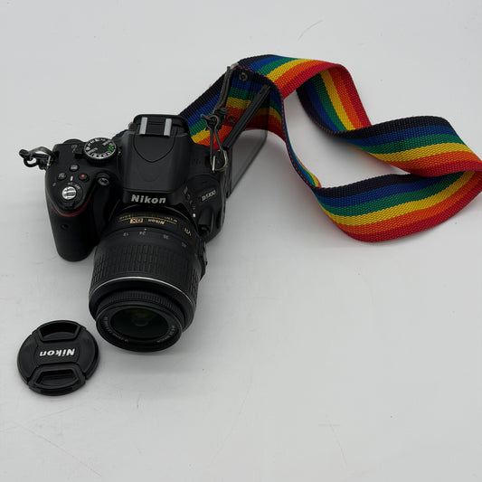 Nikon D5100 16.2MP Digital SLR Camera AF-S 18-55 f/3.5-5.6 Lens/H176