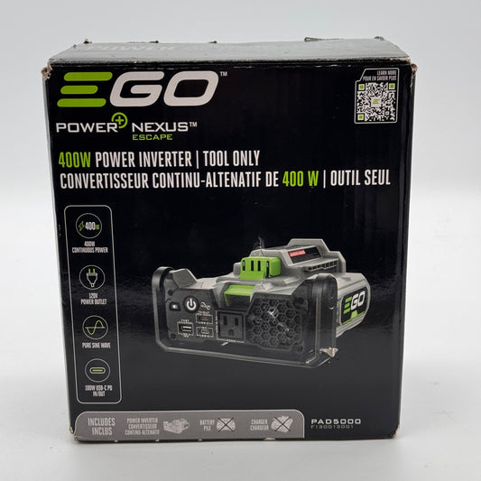 EGO Power+ Nexus Escape 400W Inverter PAD5000 Multi-Colored New Open Box