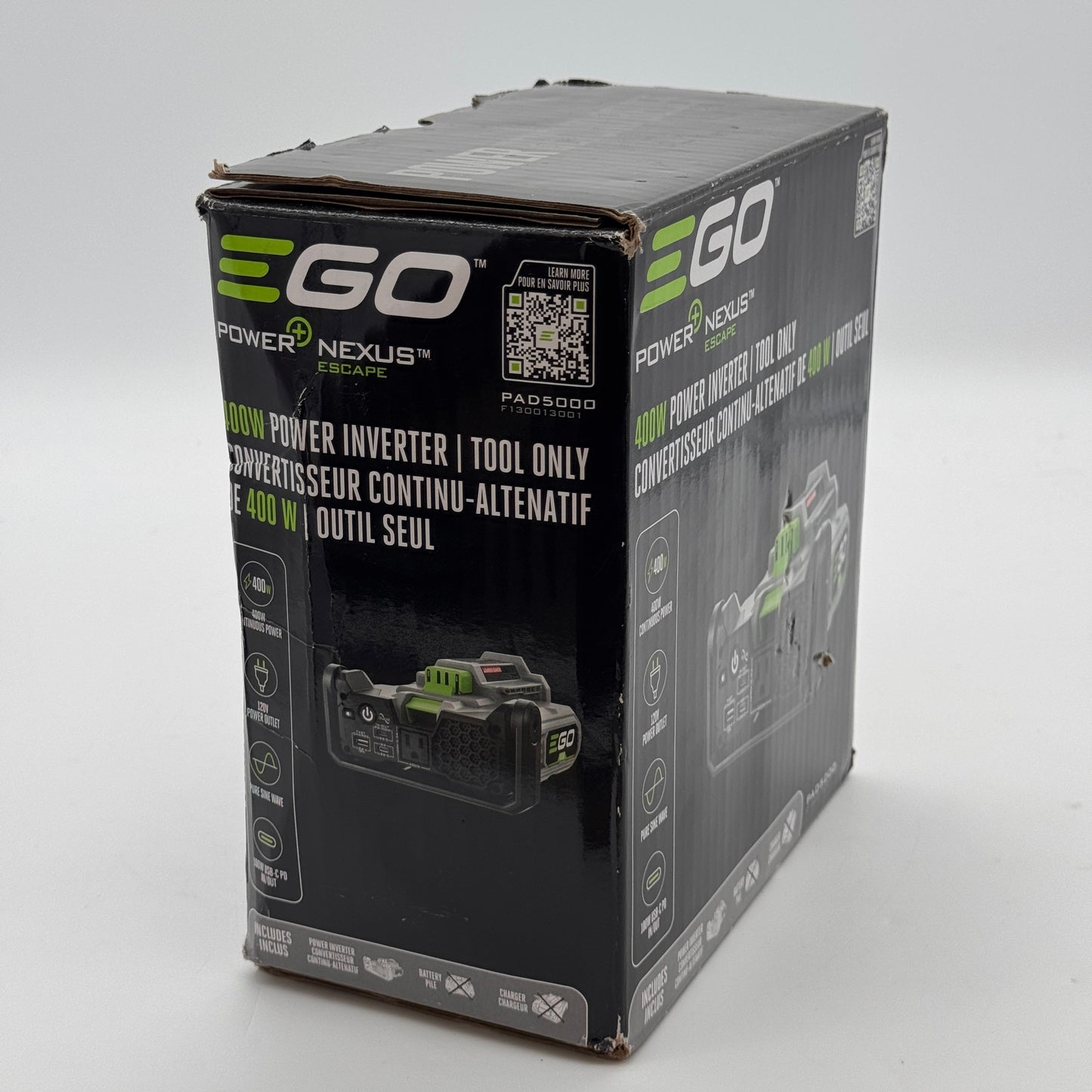 EGO Power+ Nexus Escape 400W Inverter PAD5000 Multi-Colored New Open Box
