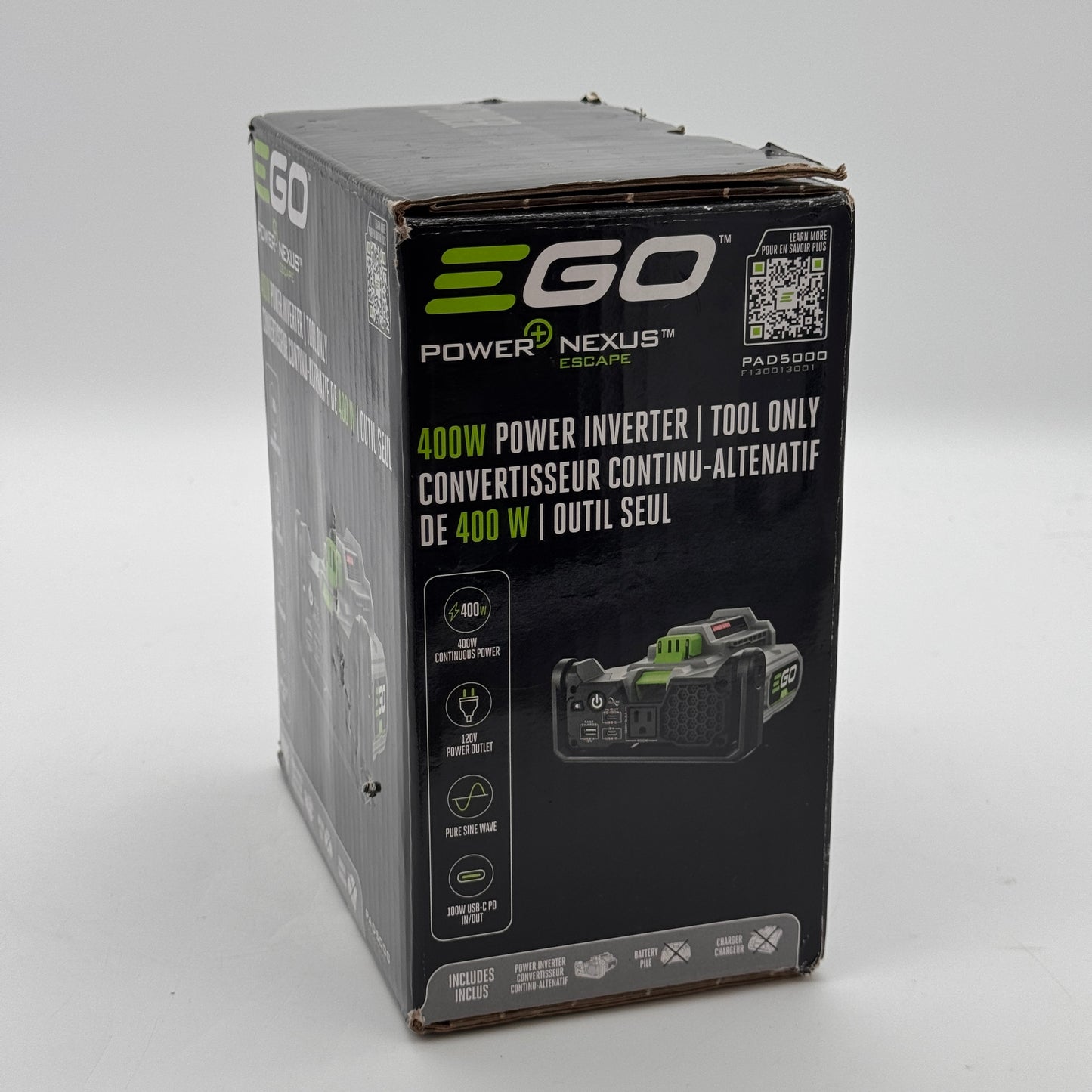 EGO Power+ Nexus Escape 400W Inverter PAD5000 Multi-Colored New Open Box