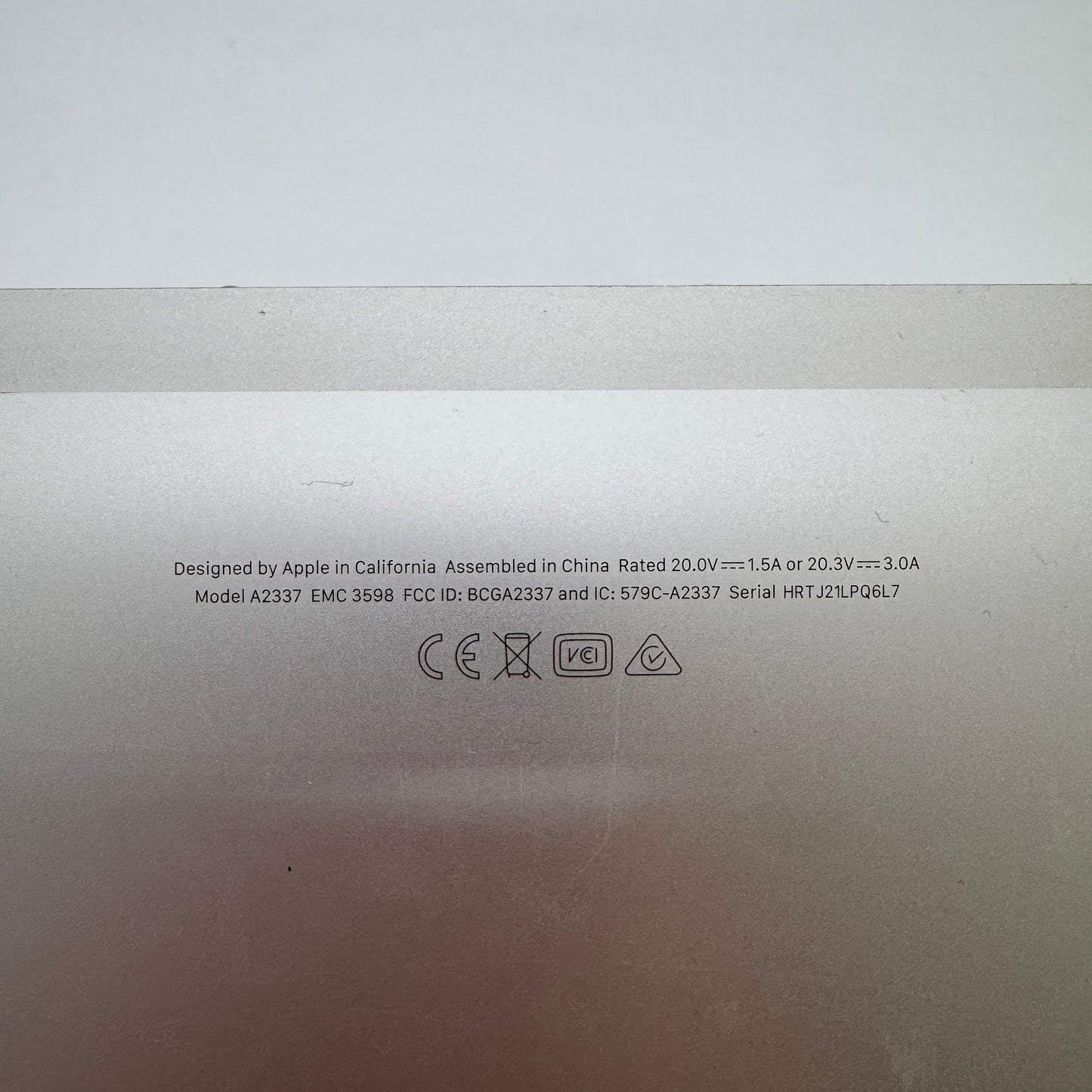 Apple MacBook Air 13" M1 A2337 2020 - Gray - Broken