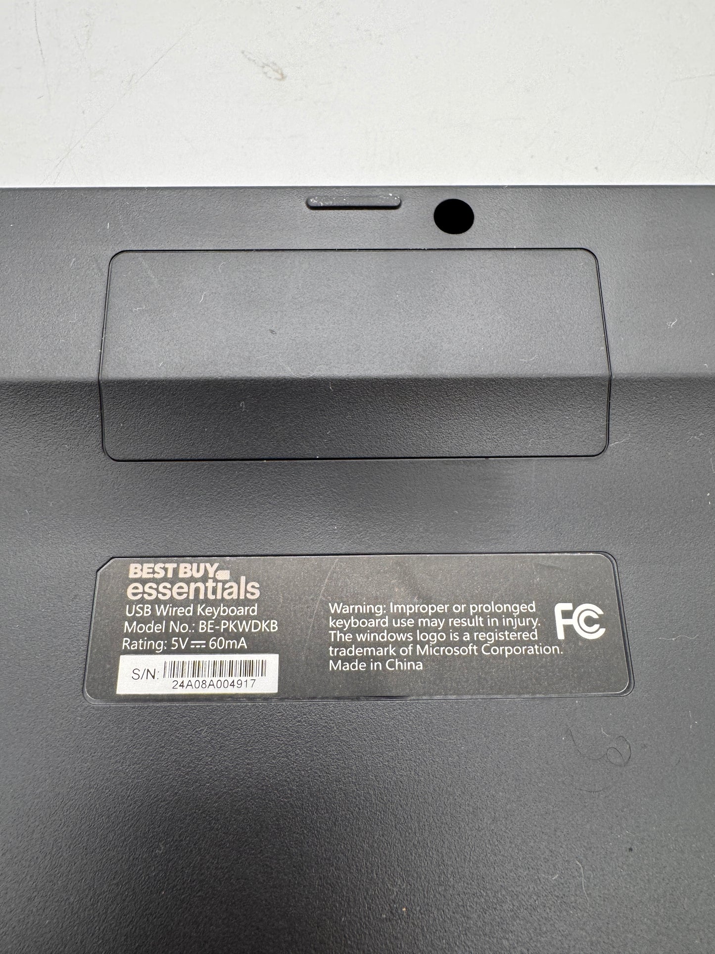 Best Buy Wired Keyboard Black