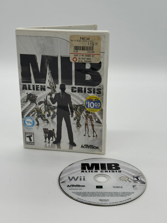 Men In Black: Alien Crisis Game - With Box - Used Wii