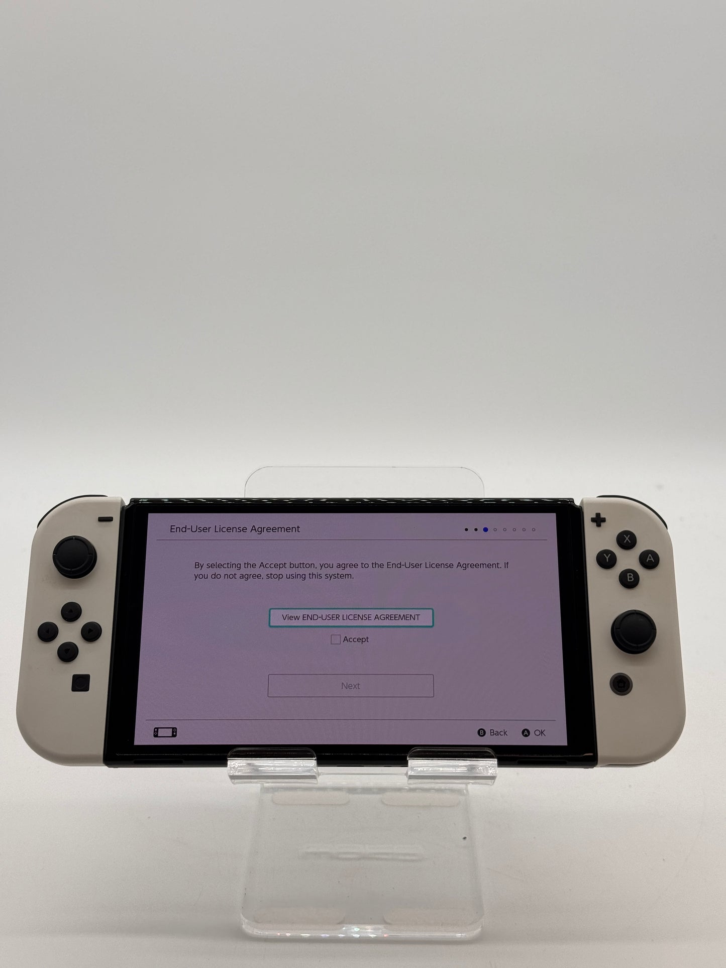 Nintendo Switch OLED Model 2021 - Used - White - 32GB - Bundle with Docking Station