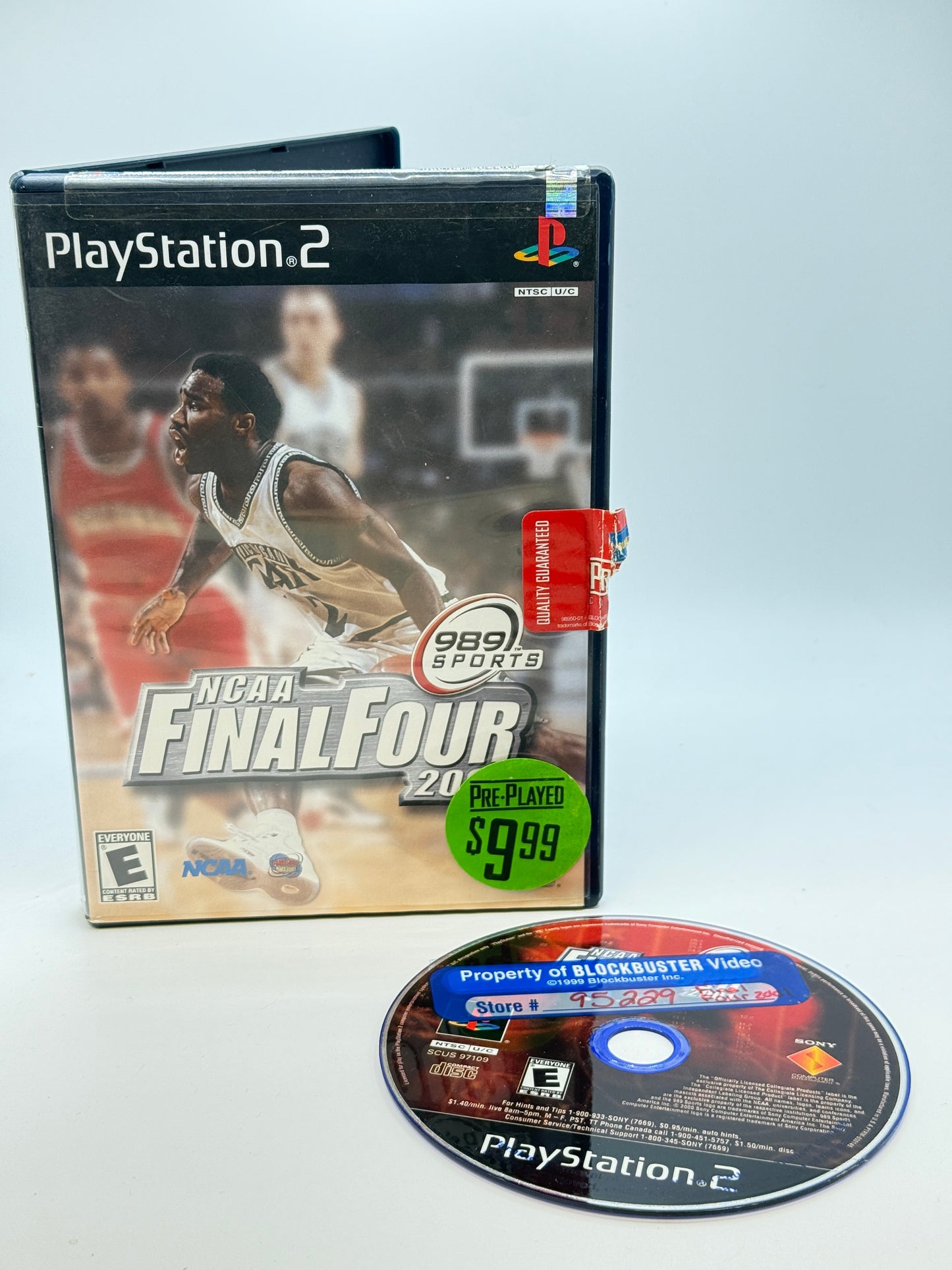 NCAA Final Four 2001 for PlayStation 2 - Complete with Box & Manual