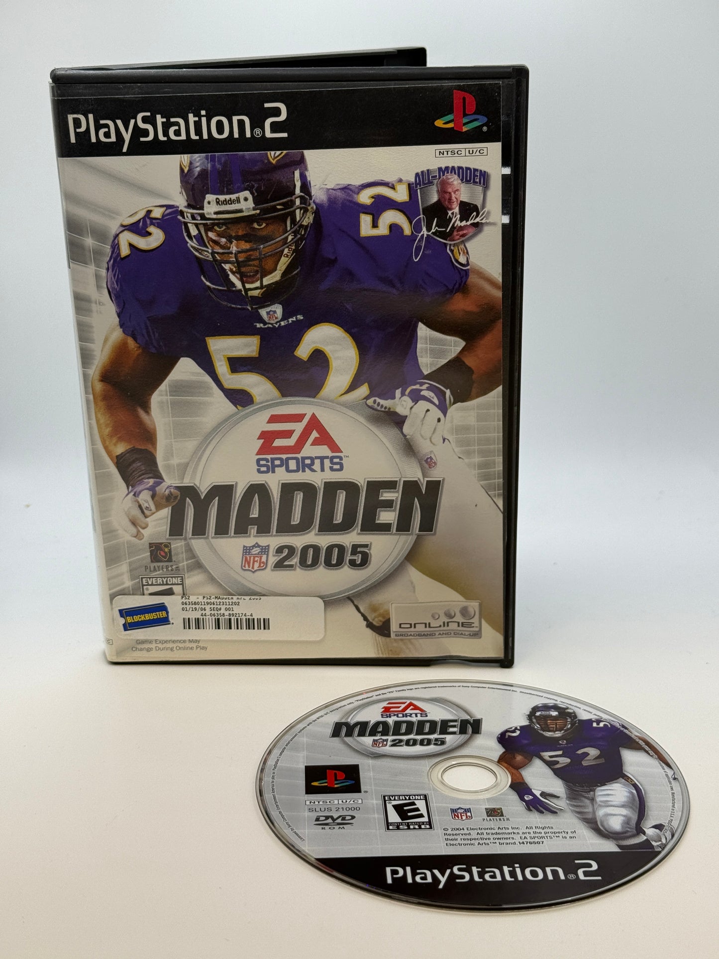Playstation 2 Madden 2005 - Used with Box - Great Condition