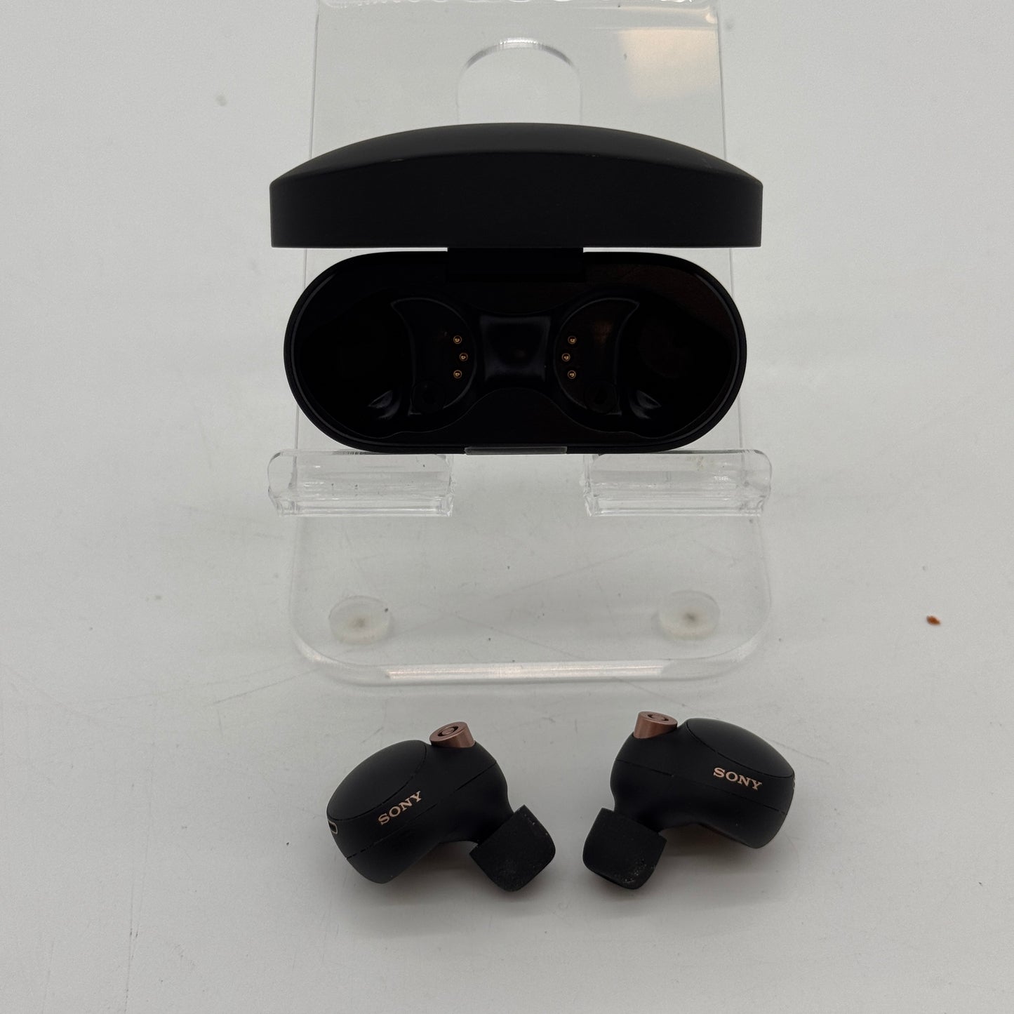 Sony WH-1000XM4 Headphones Black Noise Canceling with Box Used