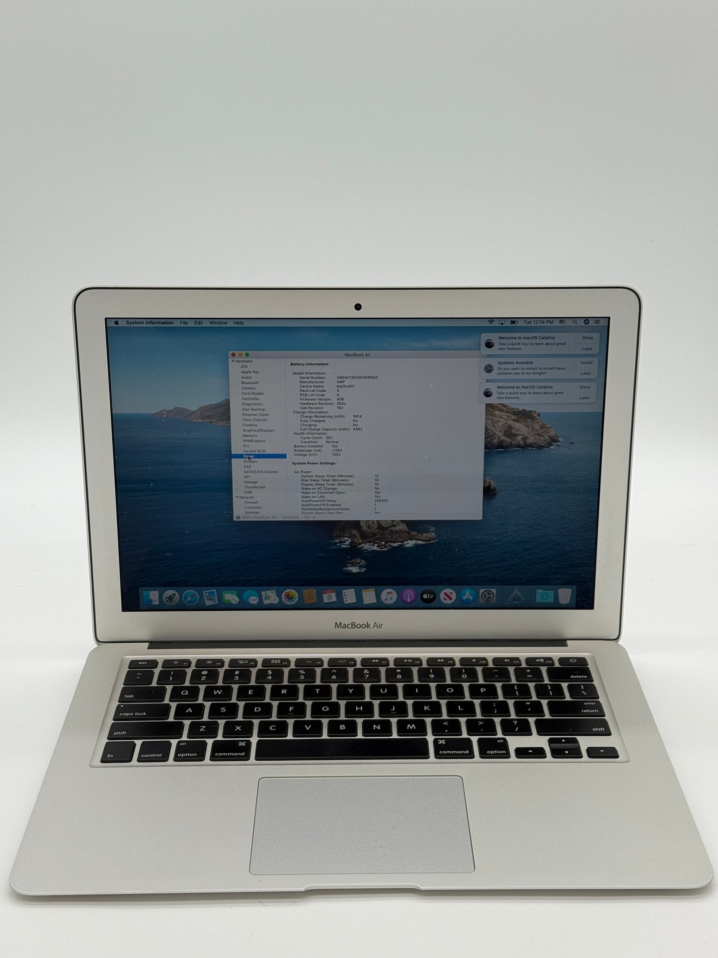 Apple MacBook Air 13" A1466 2012 - Intel Core i7, 8GB RAM, 512GB - Gray