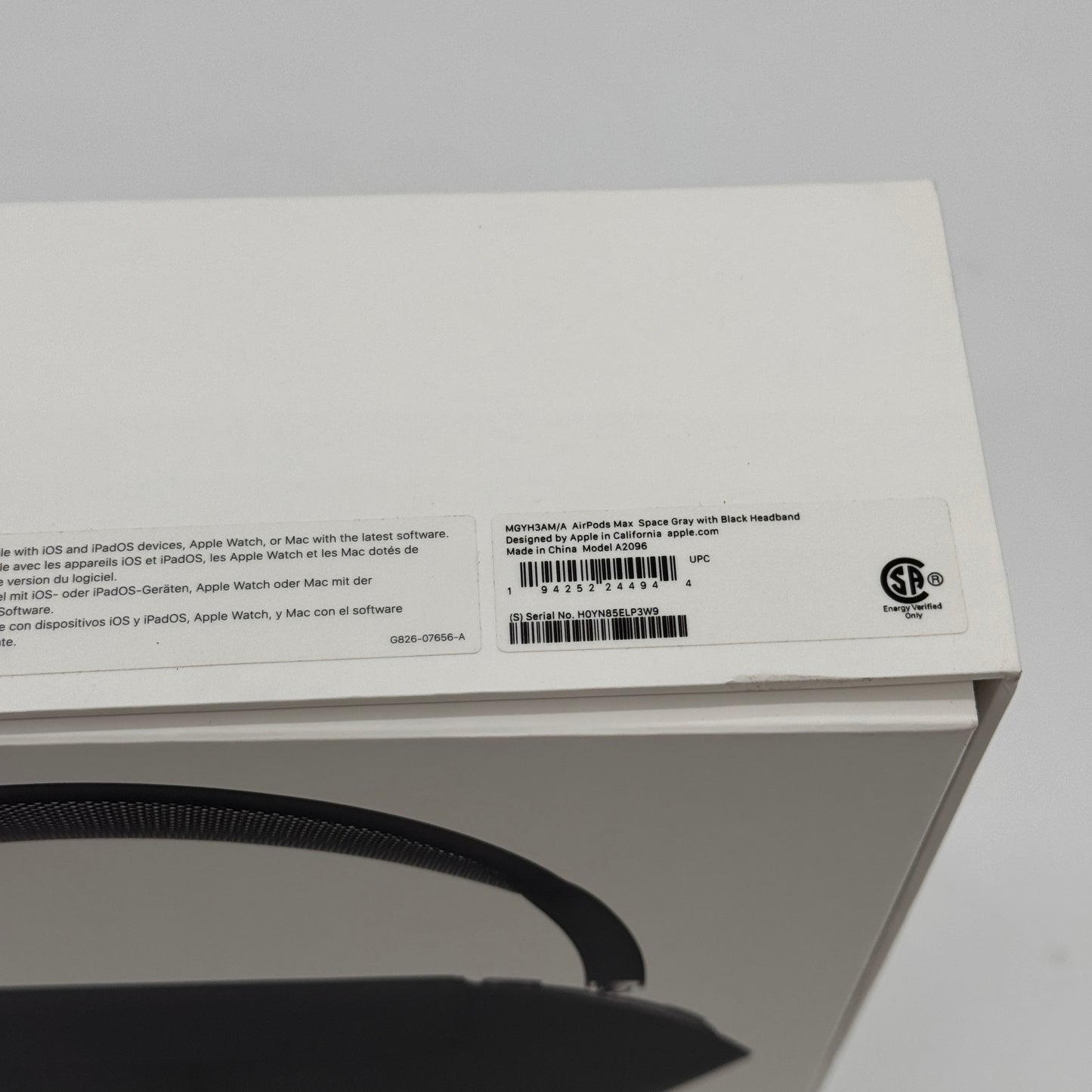 Apple AirPods Max A2096 A2301 Smart Case 2020 Black
