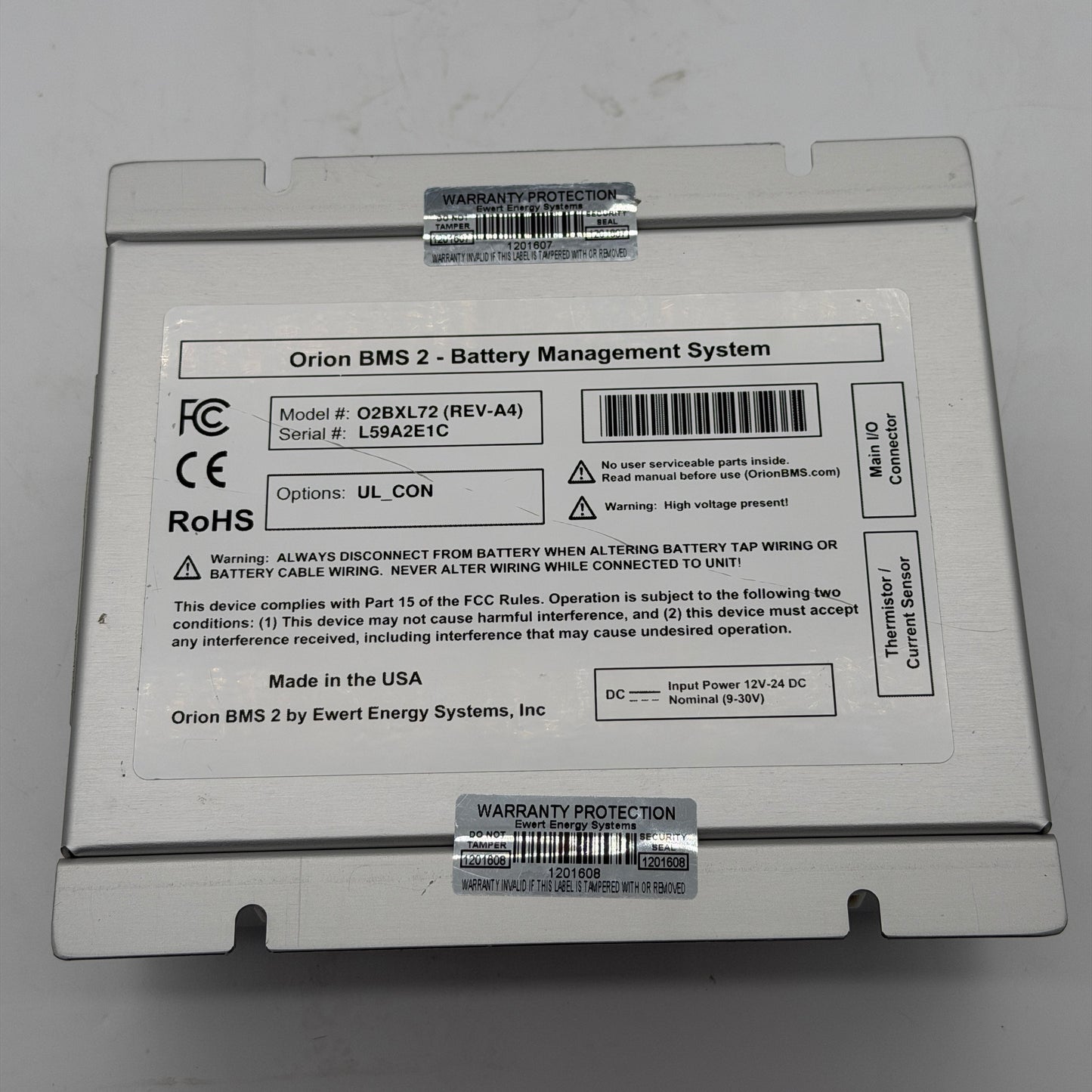 EWERT ENERGY Orion BMS 2 Battery Management System (02BXL72-L59A2D4E) Open Box