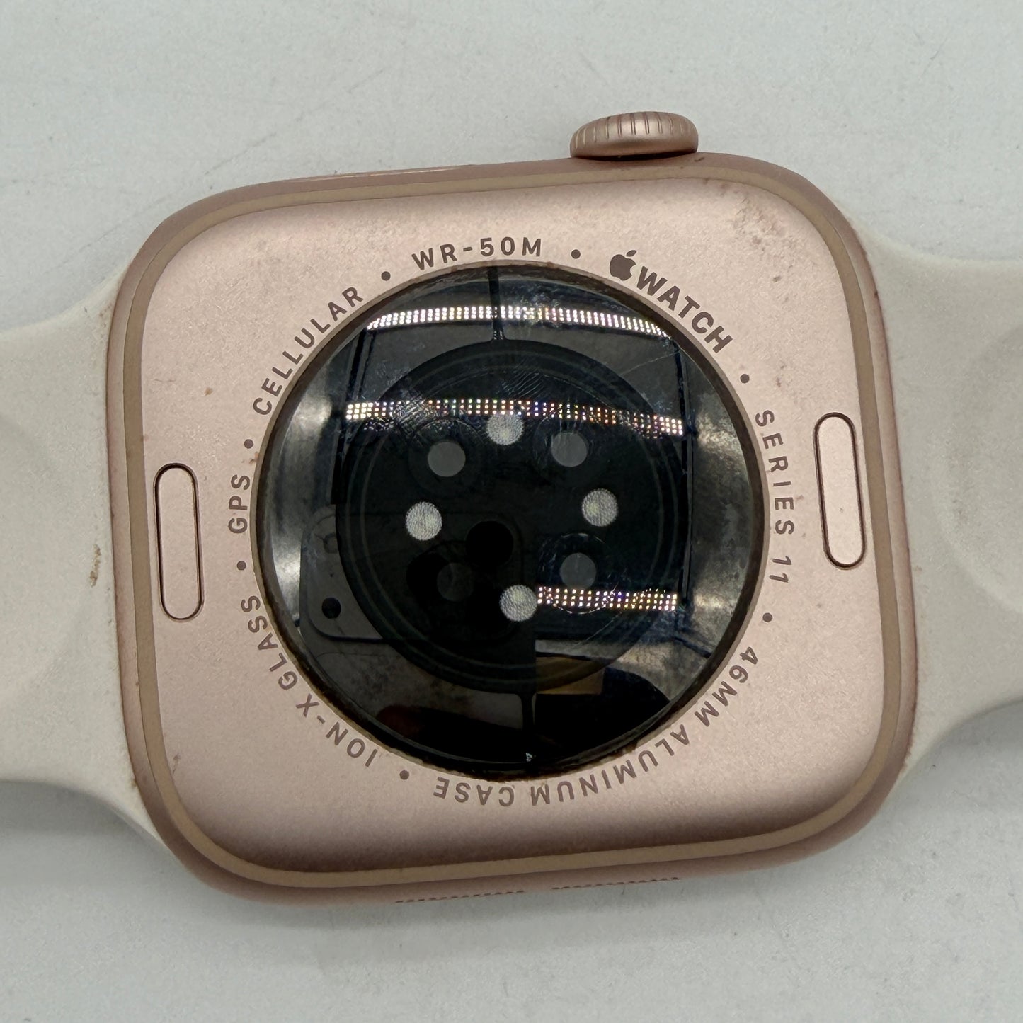 Apple Watch Series 11 46mm Cellular A3337 - Rose Gold (Broken - Parts Only)