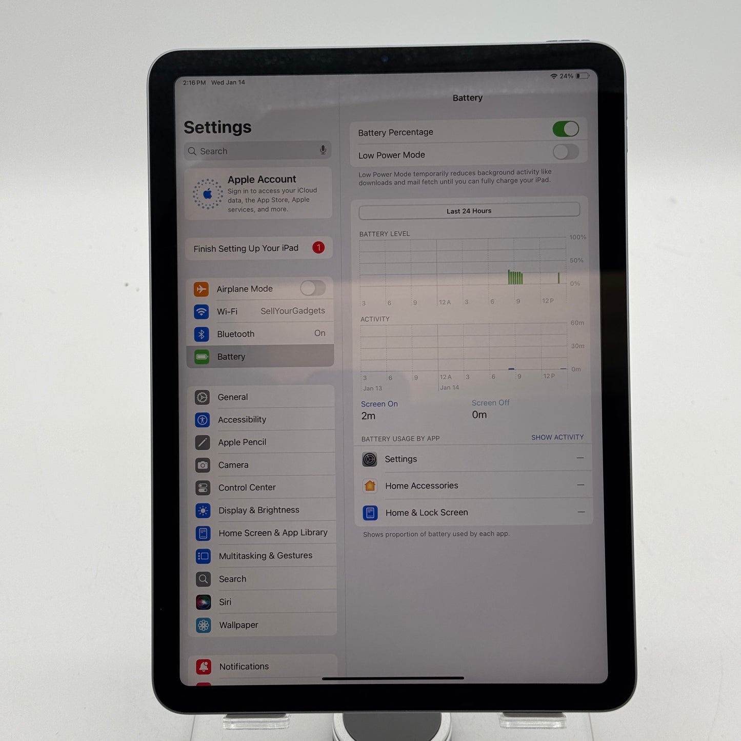 Apple iPad Air 4th Gen A2316 10.9 Inch 64GB Space Gray Wi-Fi Only