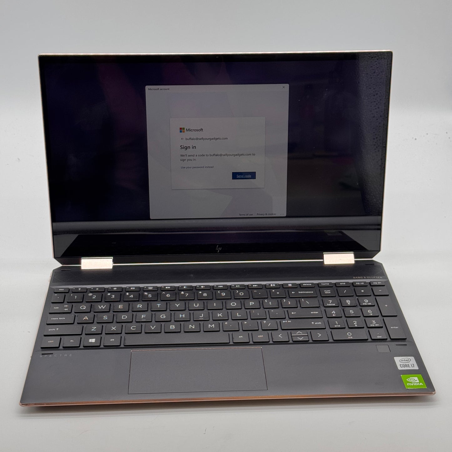 HP Spectre x360 Laptop 15-inch Core i7 10th Gen 16GB 512GB Brown