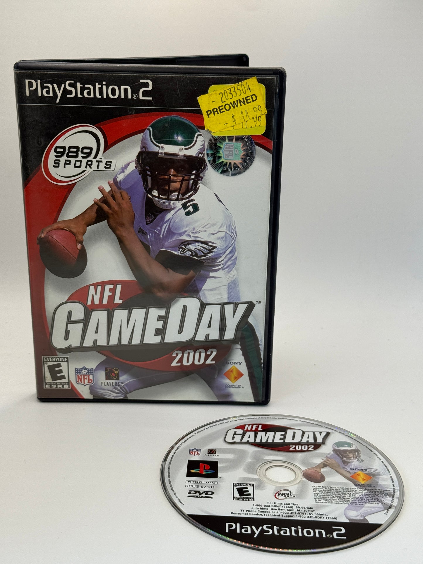PlayStation 2 NFL GameDay 2002 - Used With Box