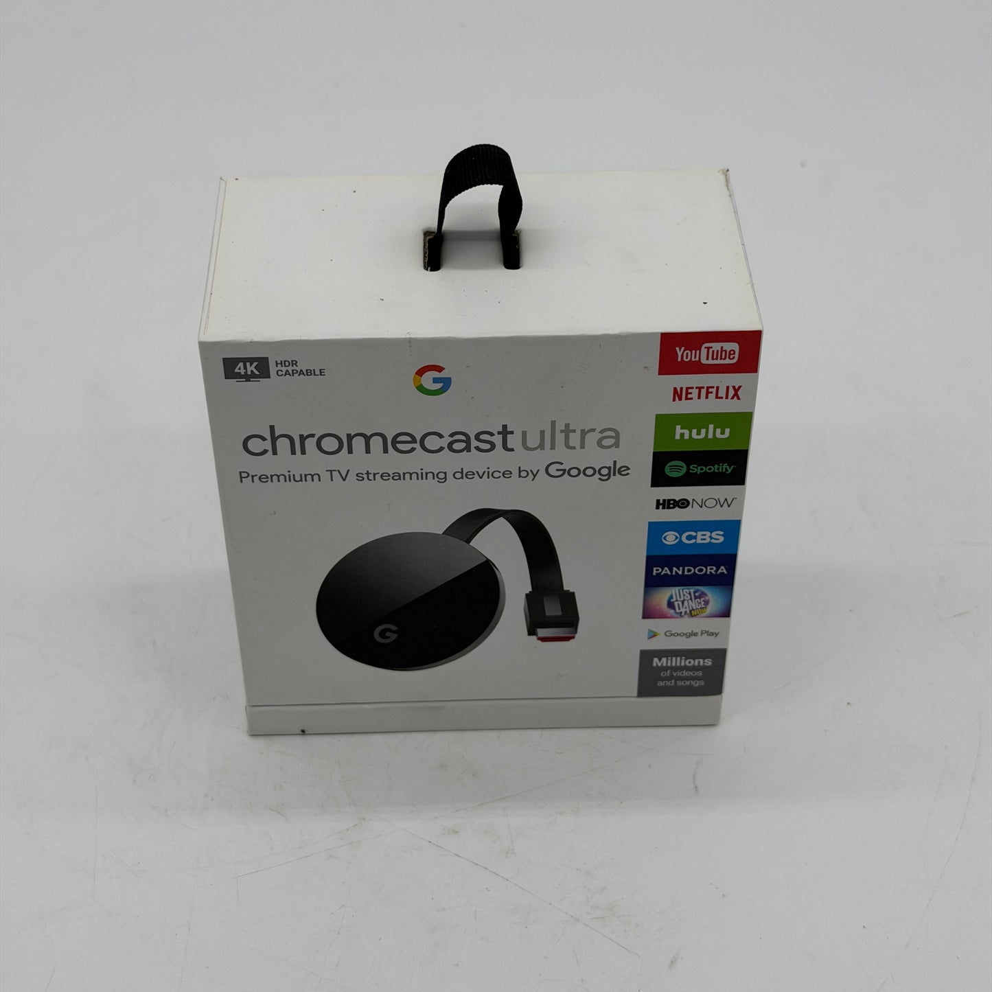 Google Chromecast Ultra 4K Digital Media Streamer Blk (GA3A00403A14) New Sealed