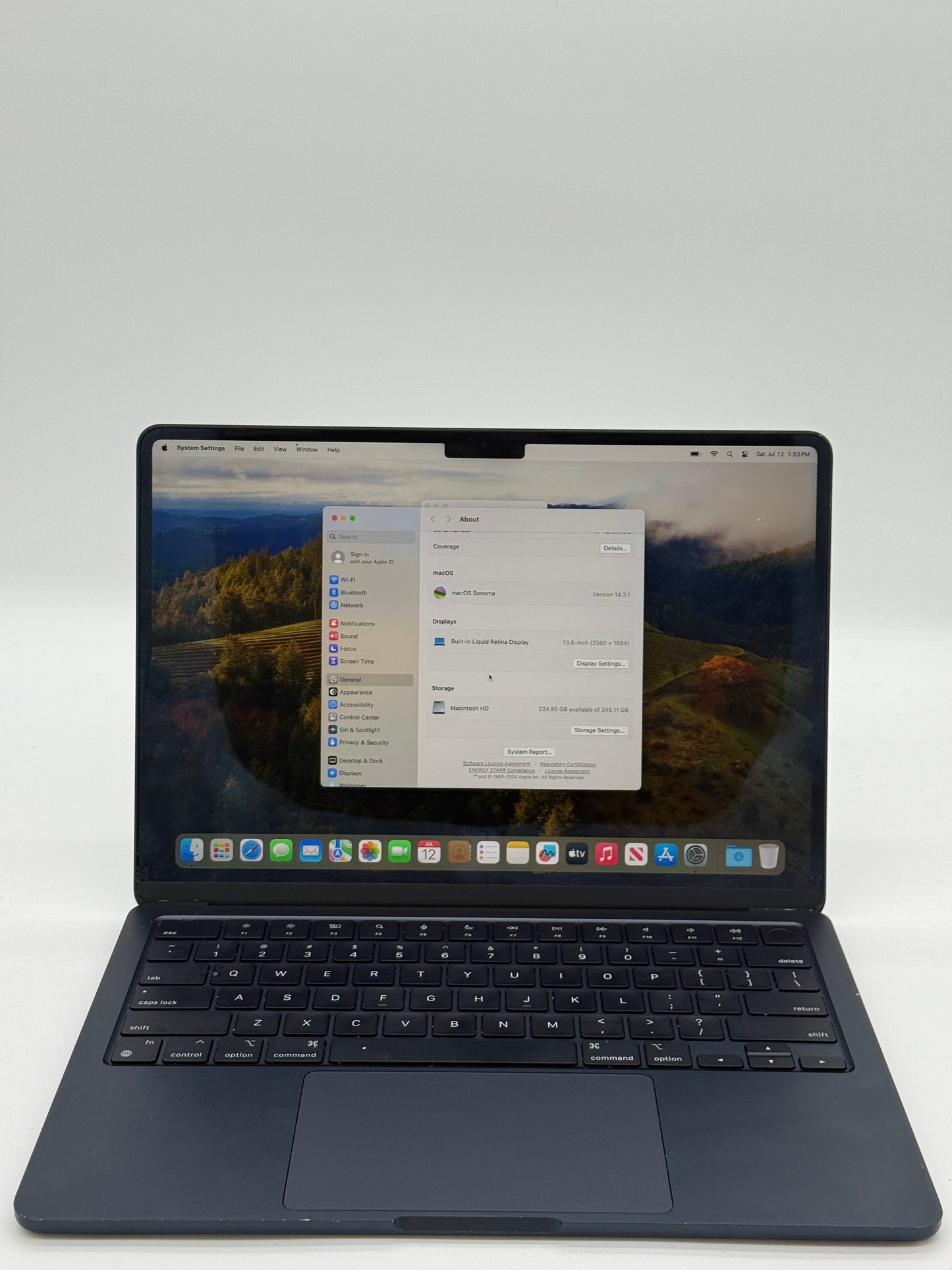 Apple MacBook Air M2 A2681 2022 - 13-inch - Blue