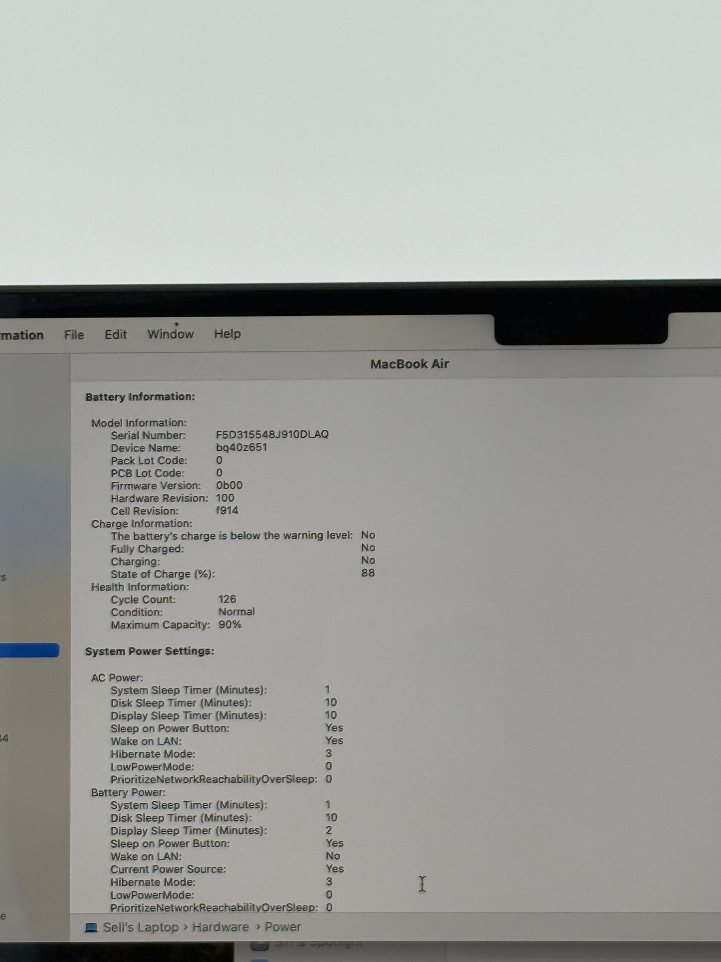 Apple MacBook Air M2 A2681 2022 - 13-inch - Blue