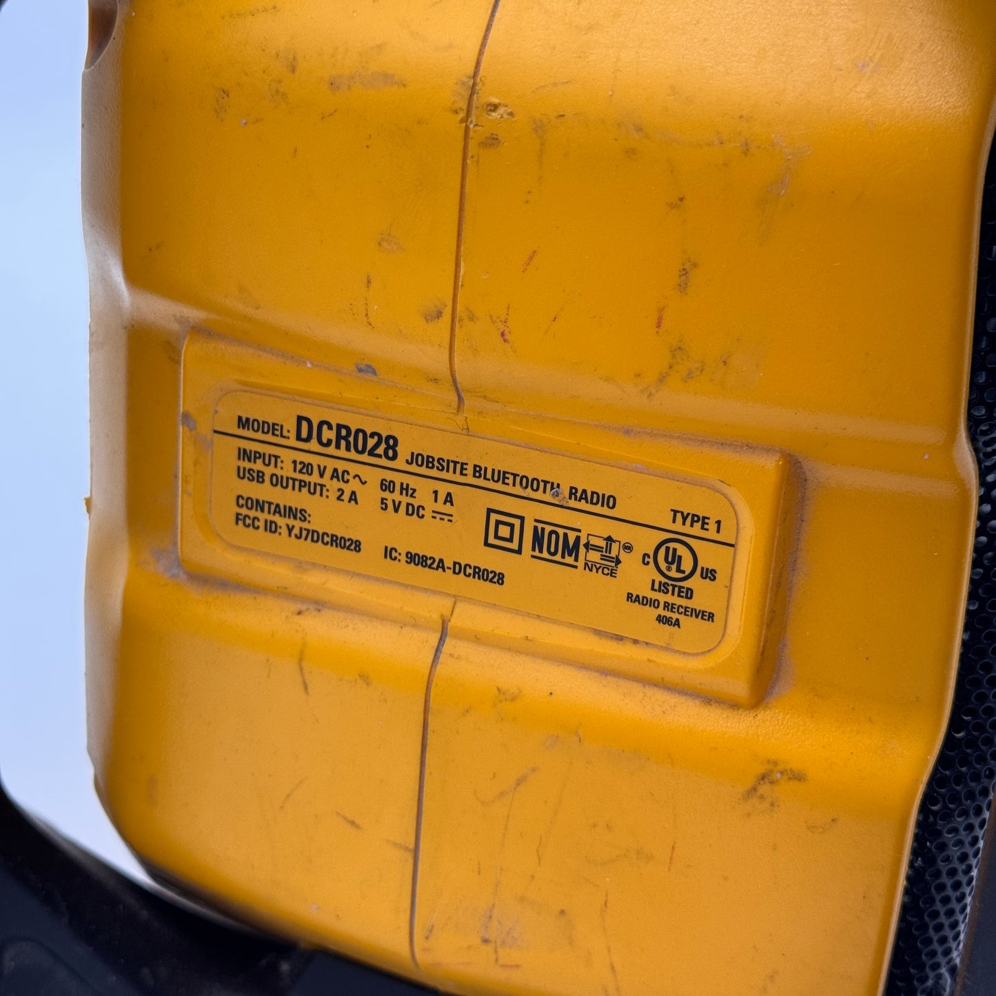 DeWALT DCR028B 12/20v MAX Bluetooth Speaker