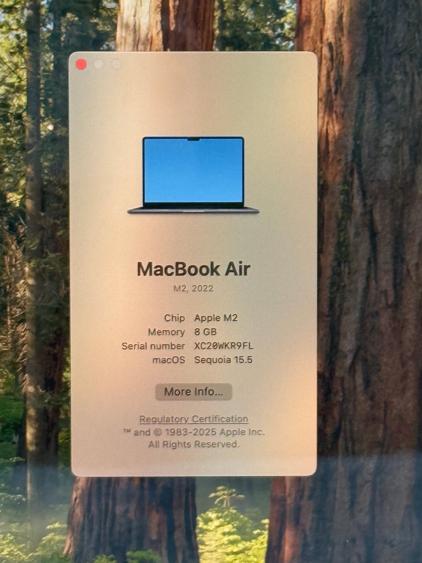 Apple MacBook Air M2 A2681 (2022) - 256GB, 8GB RAM, Blue, Used A Condition