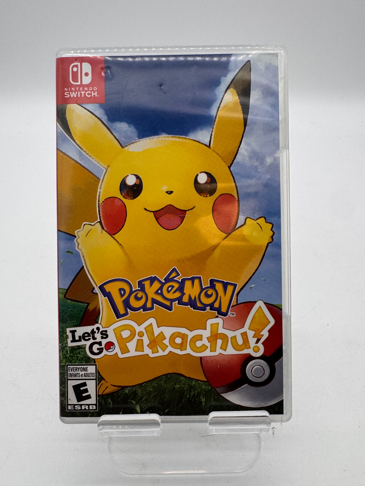 Nintendo Switch Pokemon Let's Go Pikachu Used Video Game with Box