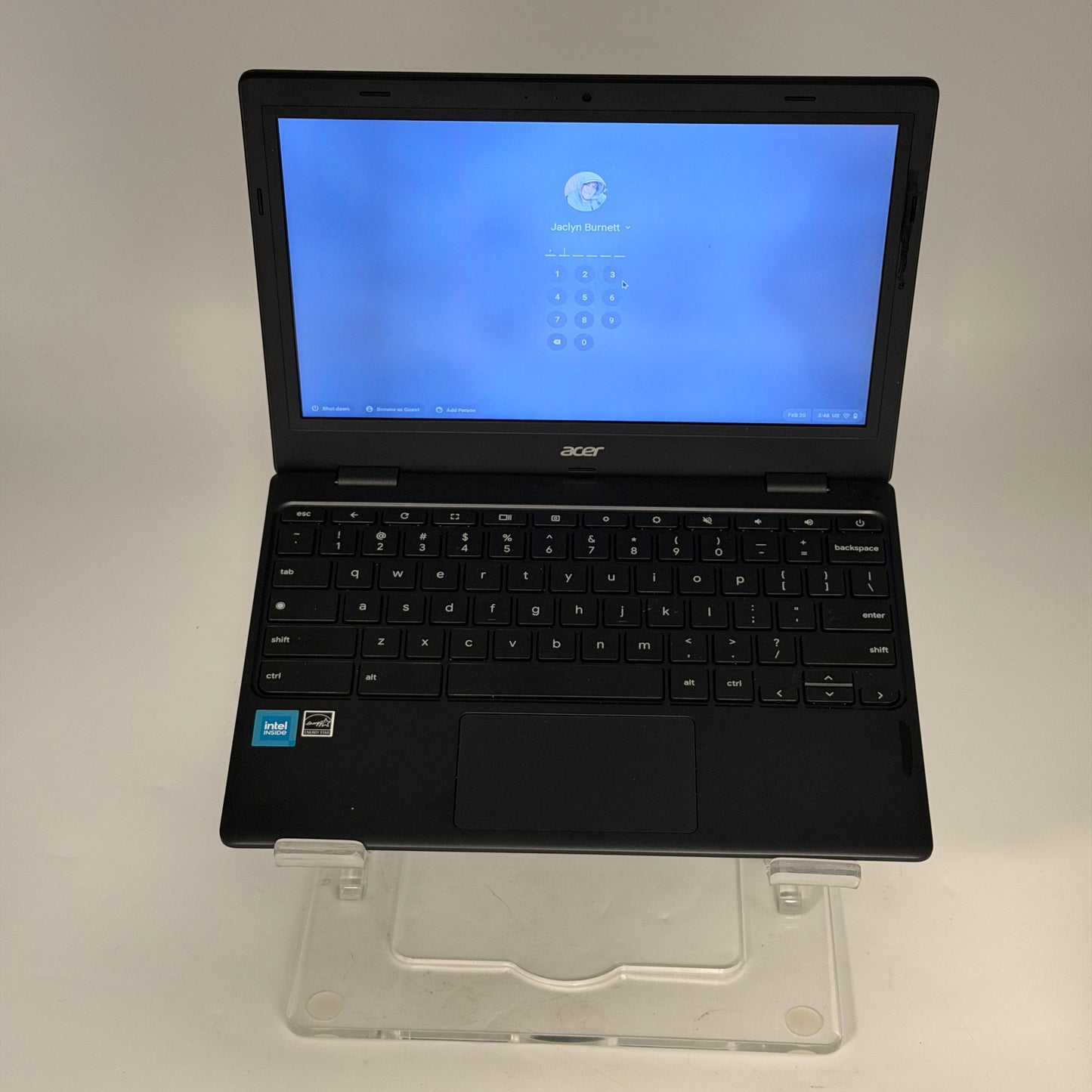 Acer N24P1 Laptop - Used - Black - 11.6" Intel Celeron, 4GB RAM, 64GB SSD