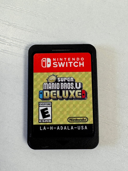 New Super Mario Bros U Deluxe Nintendo Switch Authentic Cartridge Only Tested