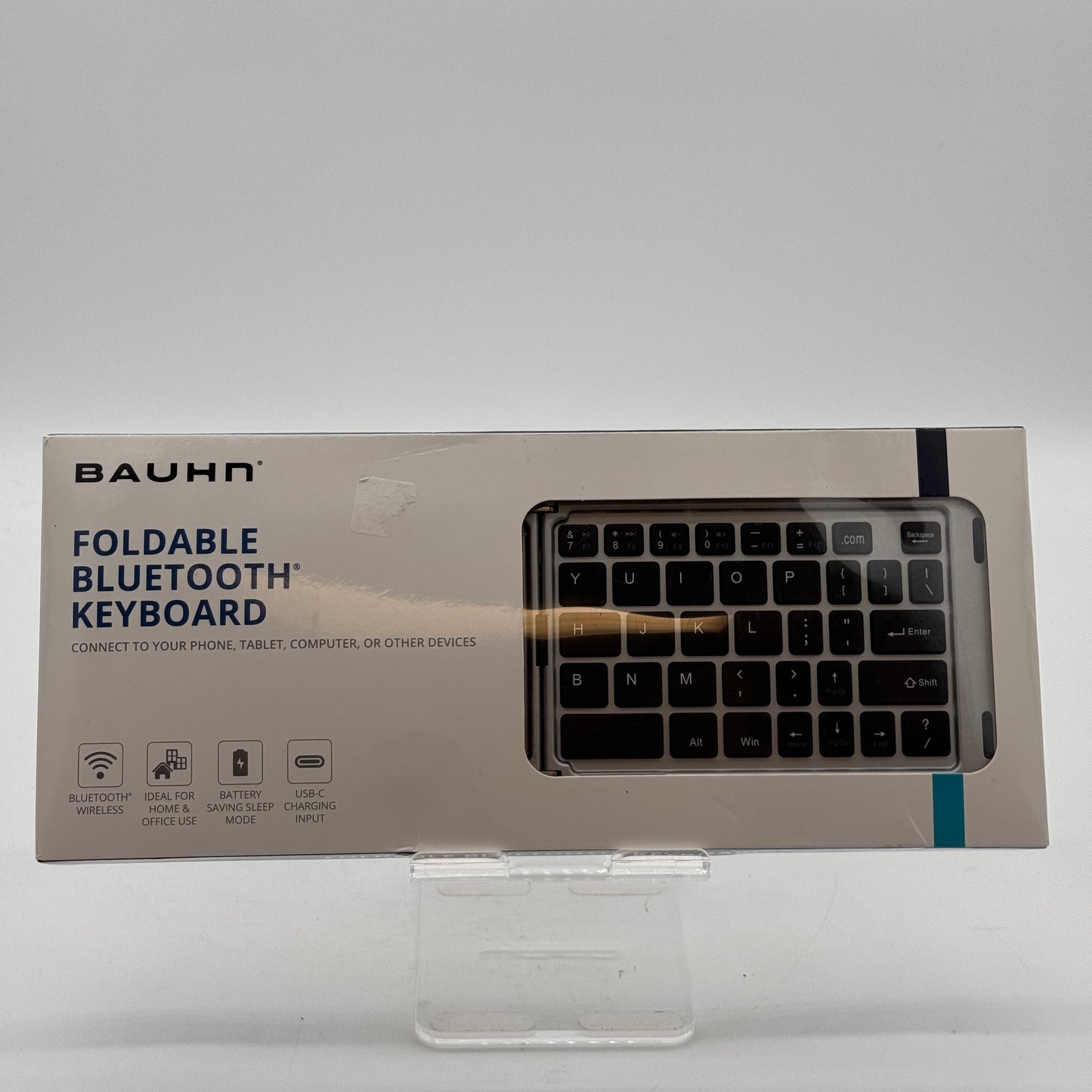 Bauhn Foldable Bluetooth Keyboard - Gray - New Open Box