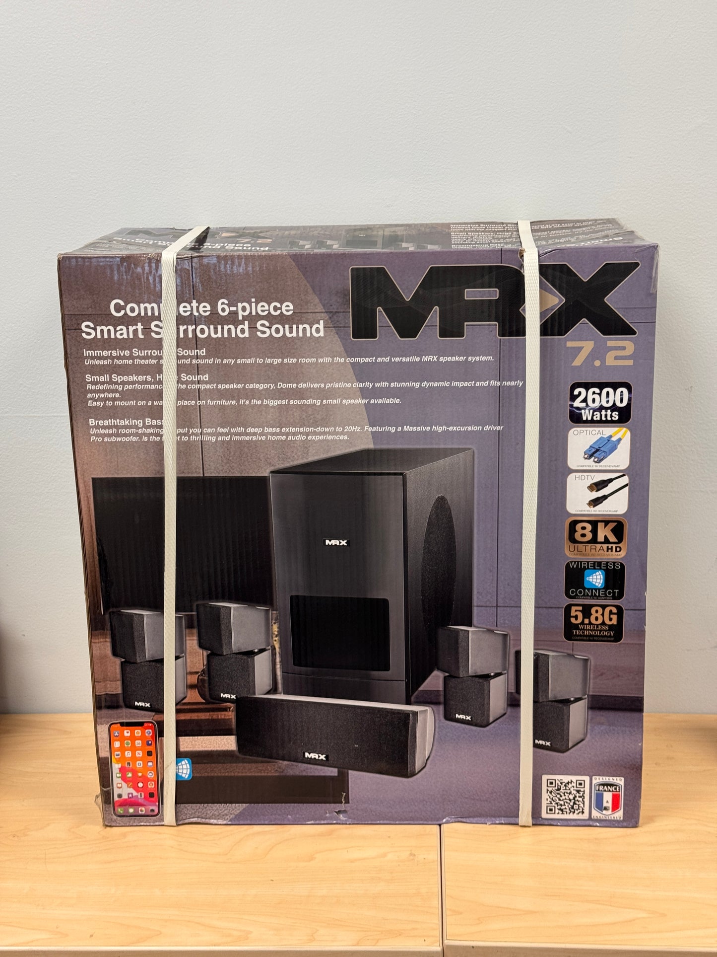 MRX Complete 6 piece Smart Surround Sound Home Theater System