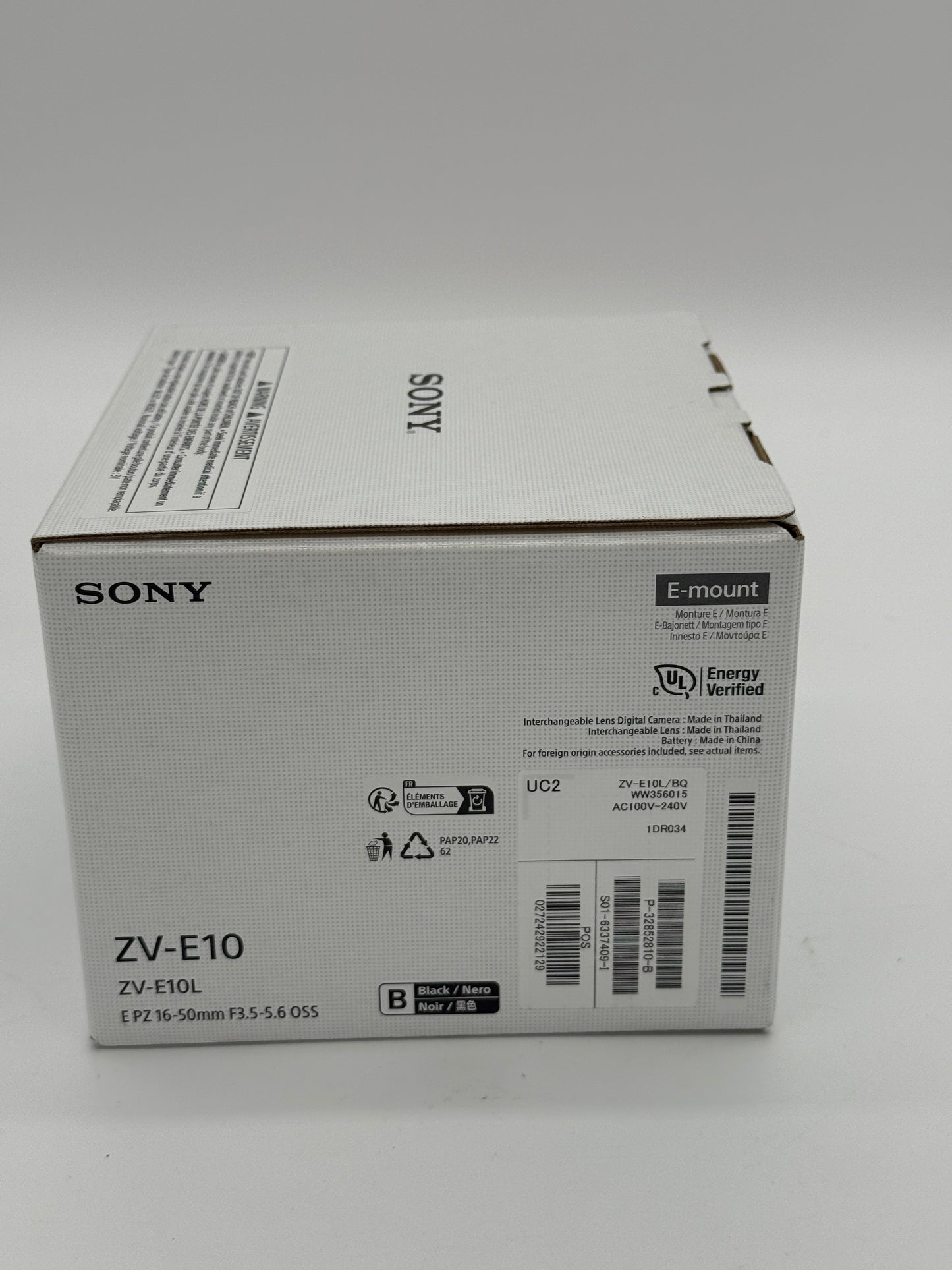 Sony ZV-E10 Digital Camera - Black - New Open Box