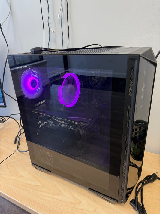Desktop PC with GeForce RTX 2070 Super, 1TB SSD, 1TB HD 16GB RAM - Black