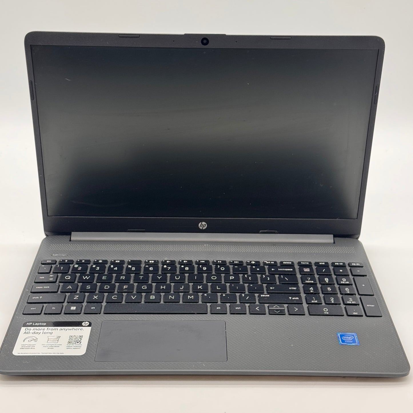 HP 15-dy0708nr Laptop - Broken Gray - 15-inch Intel Celeron, 4GB RAM, 128GB Storage