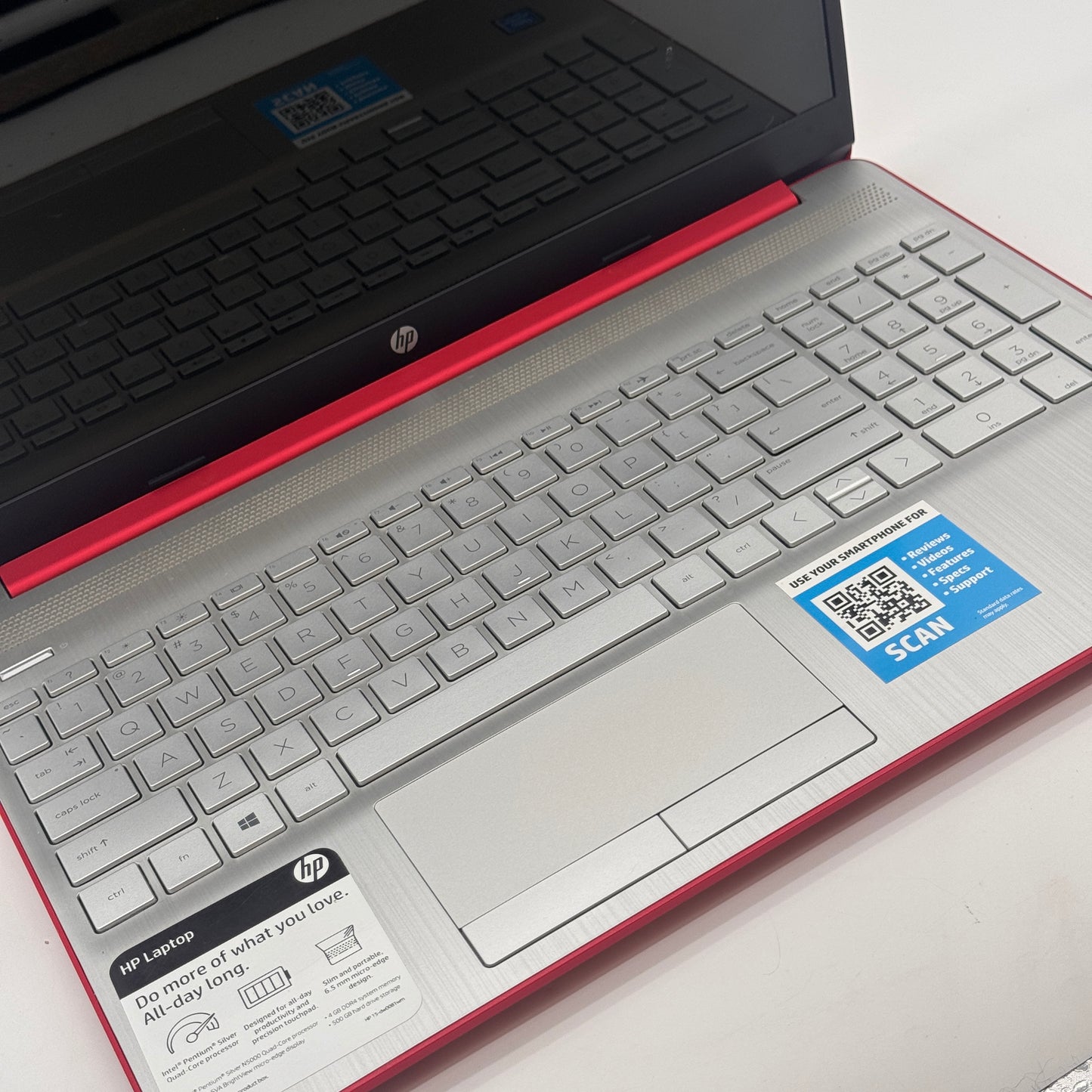 HP 15-DW0081WM 15in 500 GB Intel Pentium 2.70 GHz 4GB Laptop