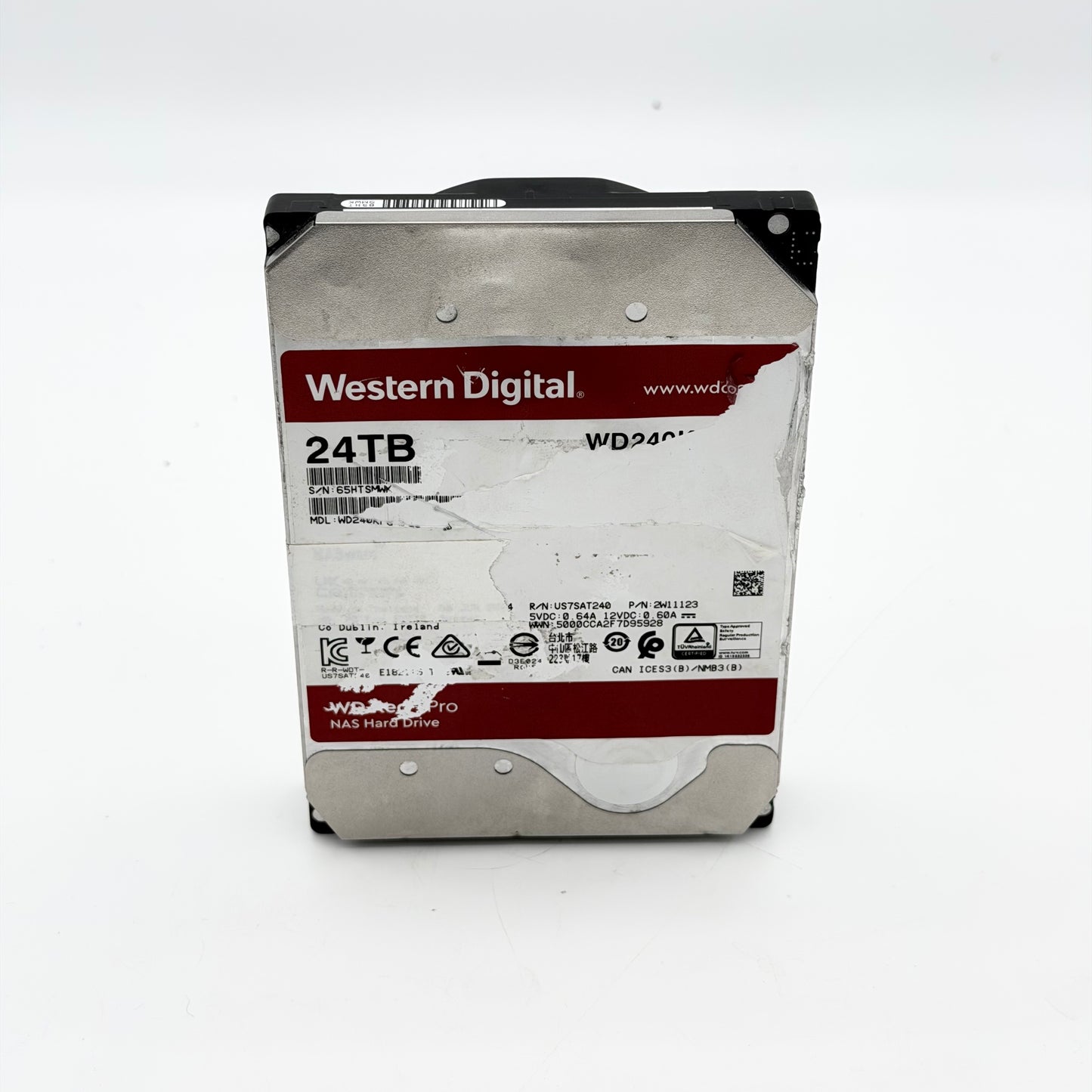 Western Digital WD Red Pro NAS SATA HDD Internal Hard Drive HDD 24TB-WD240KFGX