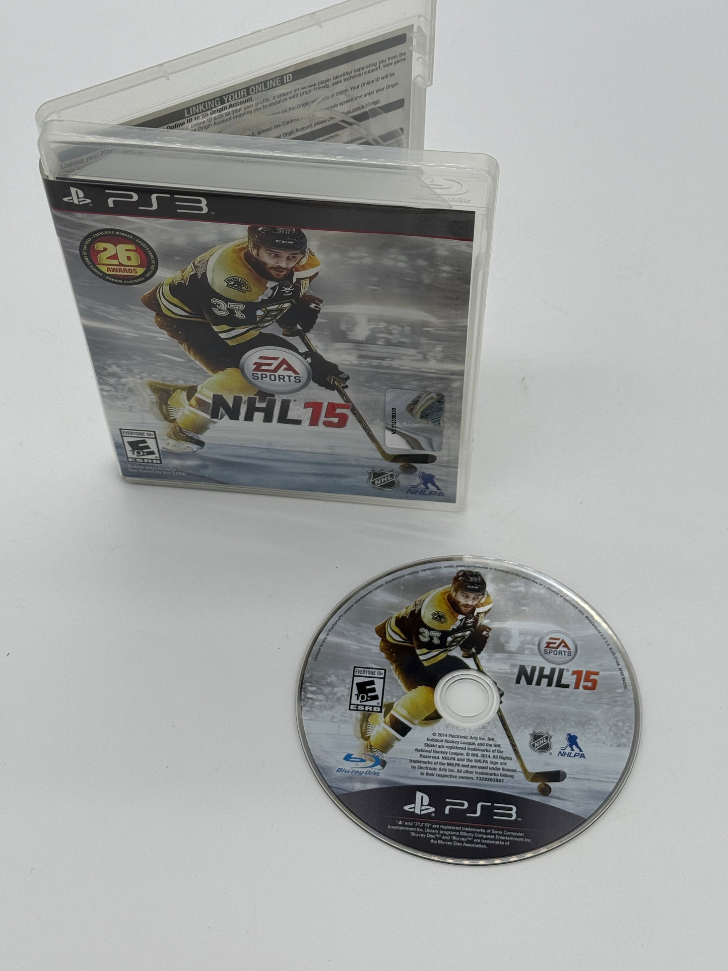 Playstation 3 NHL 15 - Used with Box - Light Scratches