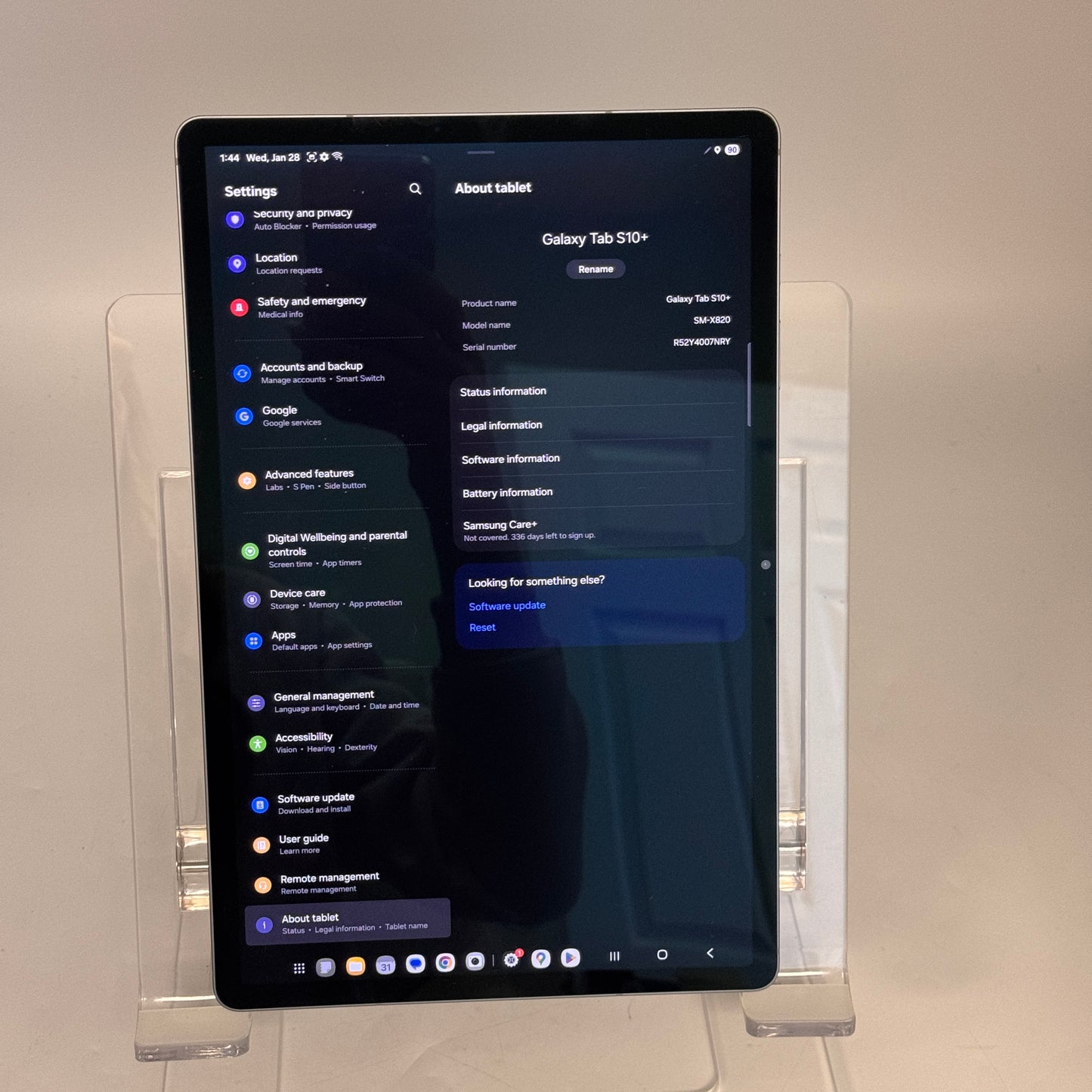 Samsung Galaxy Tab S10+ 256 GB Wi-Fi 12.4 Moonstone Gray