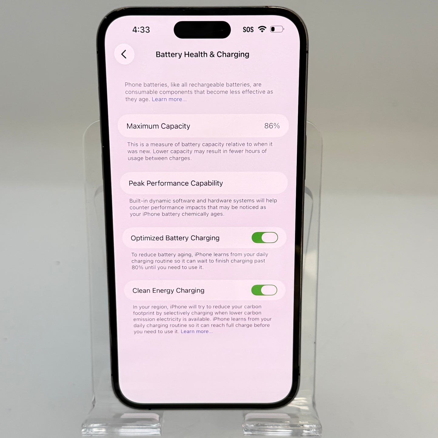 Apple iPhone 14 Pro Max A2651 AT&T Only 128GB (Cracked Backglass)