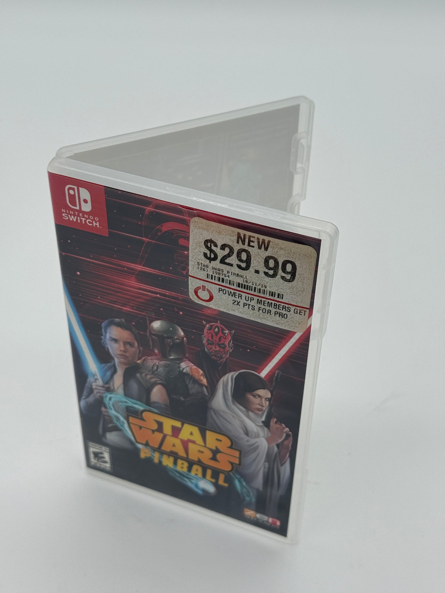 Nintendo Switch Star Wars Pinball Video Game - Used with Box