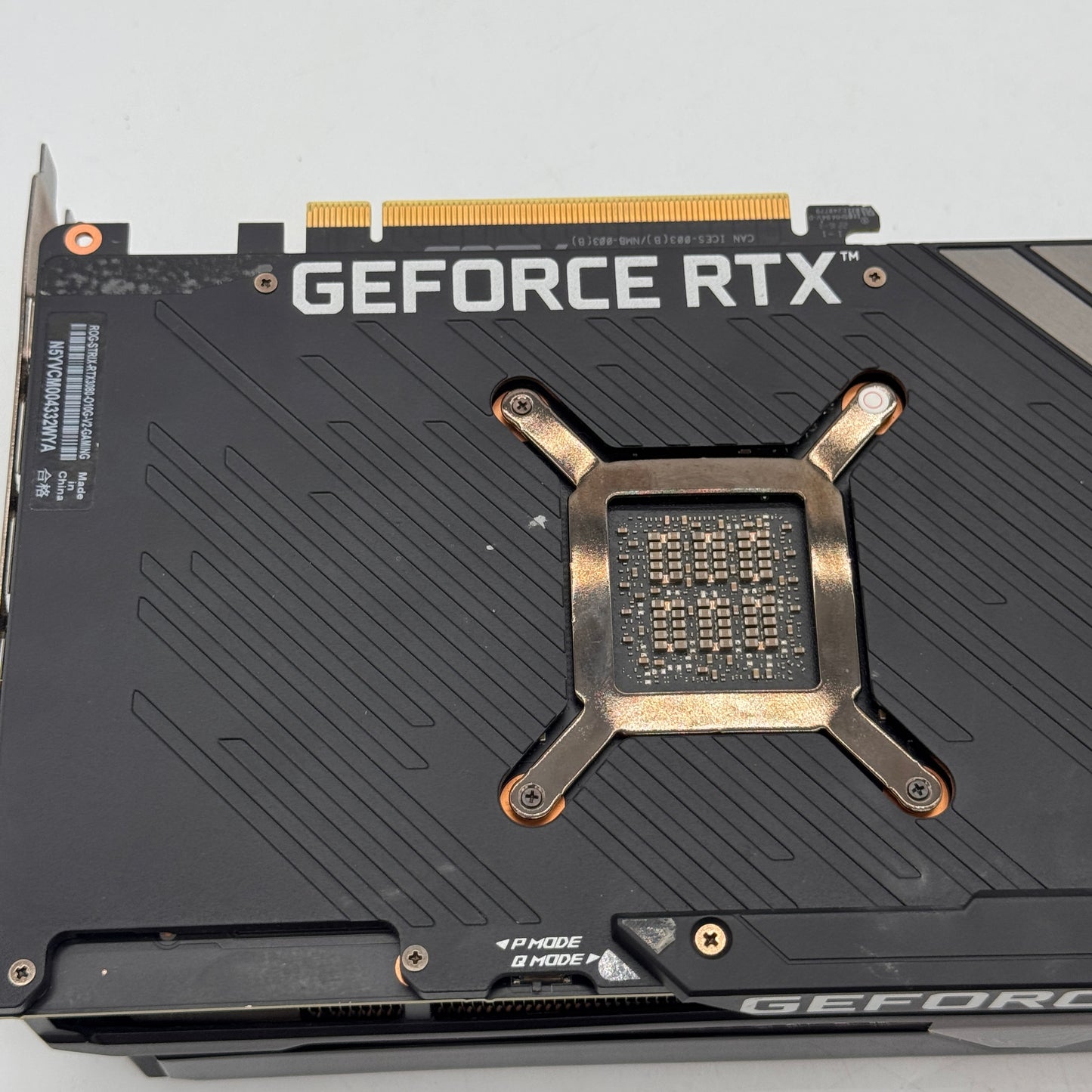 Asus ROG Strix GeForce 3080 10GB GDDR6X Graphics Card Black