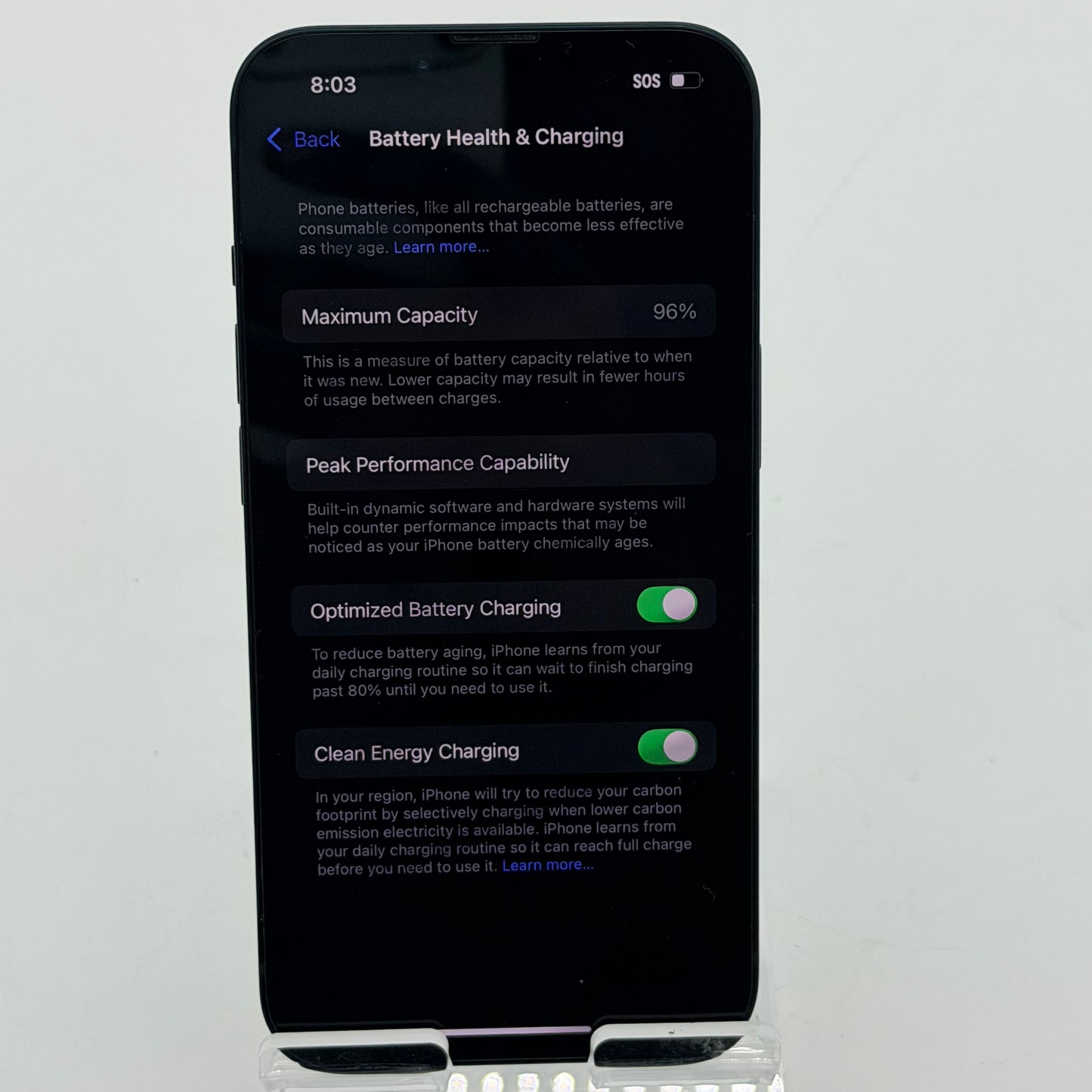 Apple iPhone 14 128GB Midnight Black (AT&T) LOCKED Smartphone 96% Battery TESTED