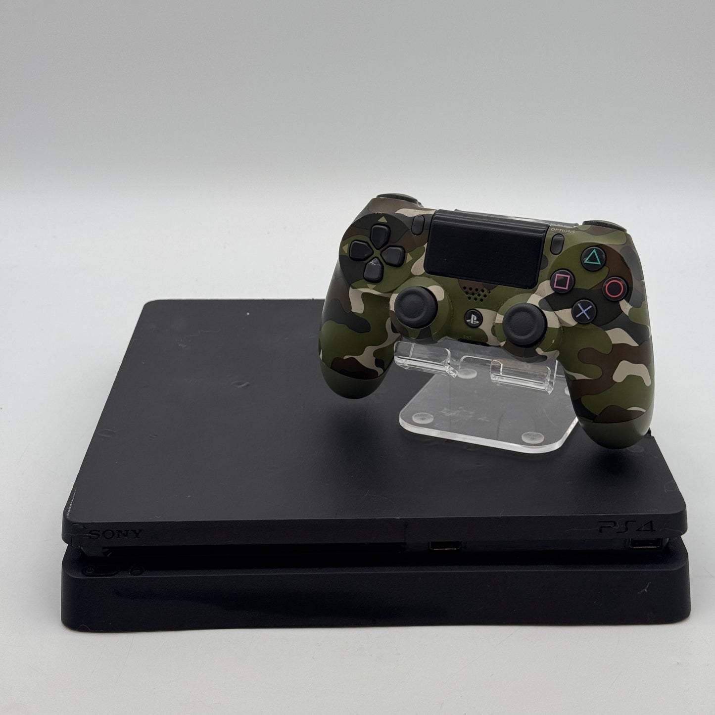 Sony PlayStation 4 Slim CUH-2215B Console 1TB Black Wireless Controller
