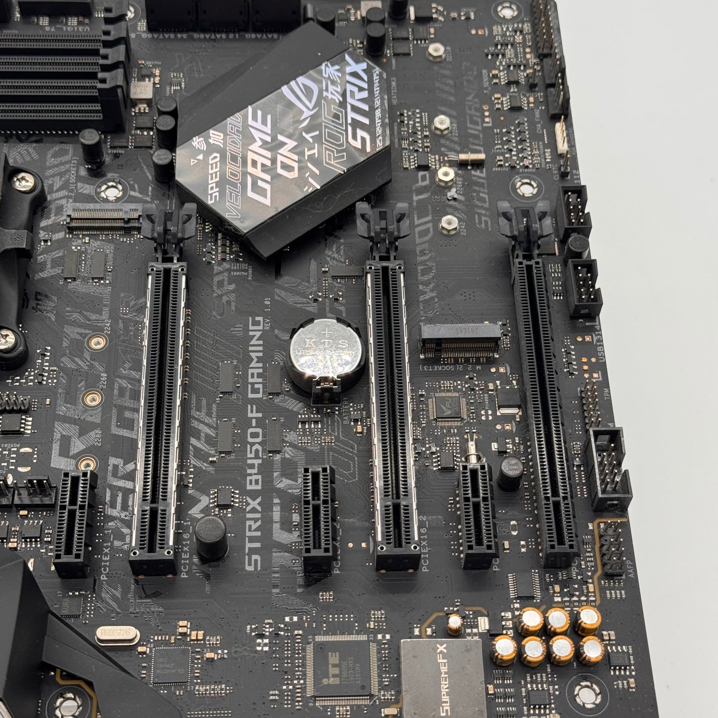 ASUS ROG STRIX B450-F GAMING AM4 AMD Motherboard W/ AMD Ryzen 7 2700x 4.3GHz 8 Core 16 Thread AM4 Processor
