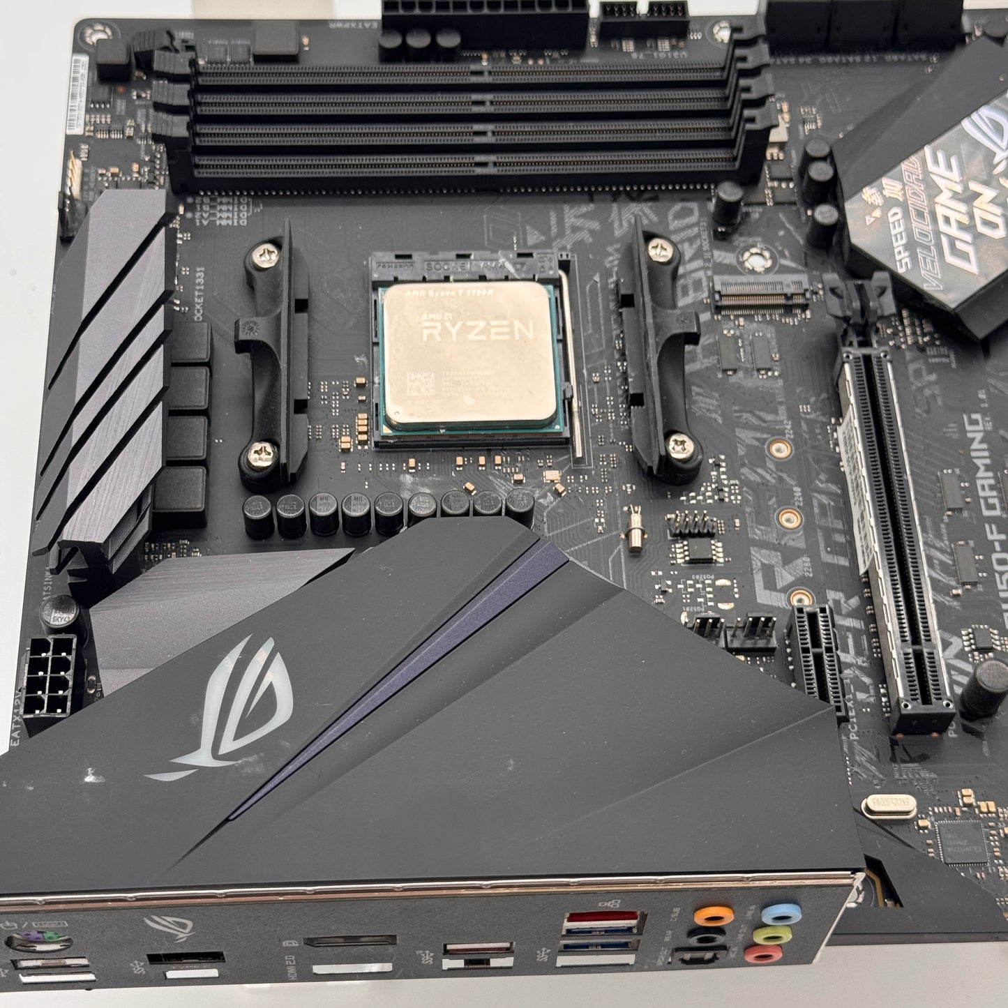 ASUS ROG STRIX B450-F GAMING AM4 AMD Motherboard W/ AMD Ryzen 7 2700x 4.3GHz 8 Core 16 Thread AM4 Processor