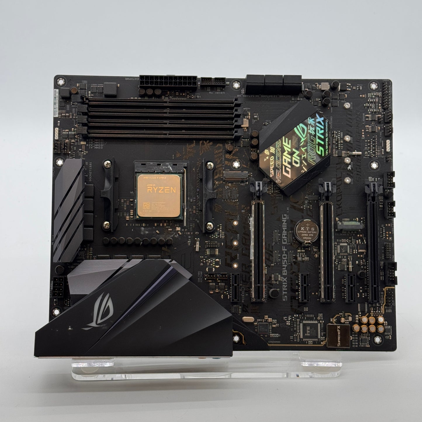 ASUS ROG STRIX B450-F GAMING AM4 AMD Motherboard W/ AMD Ryzen 7 2700x 4.3GHz 8 Core 16 Thread AM4 Processor