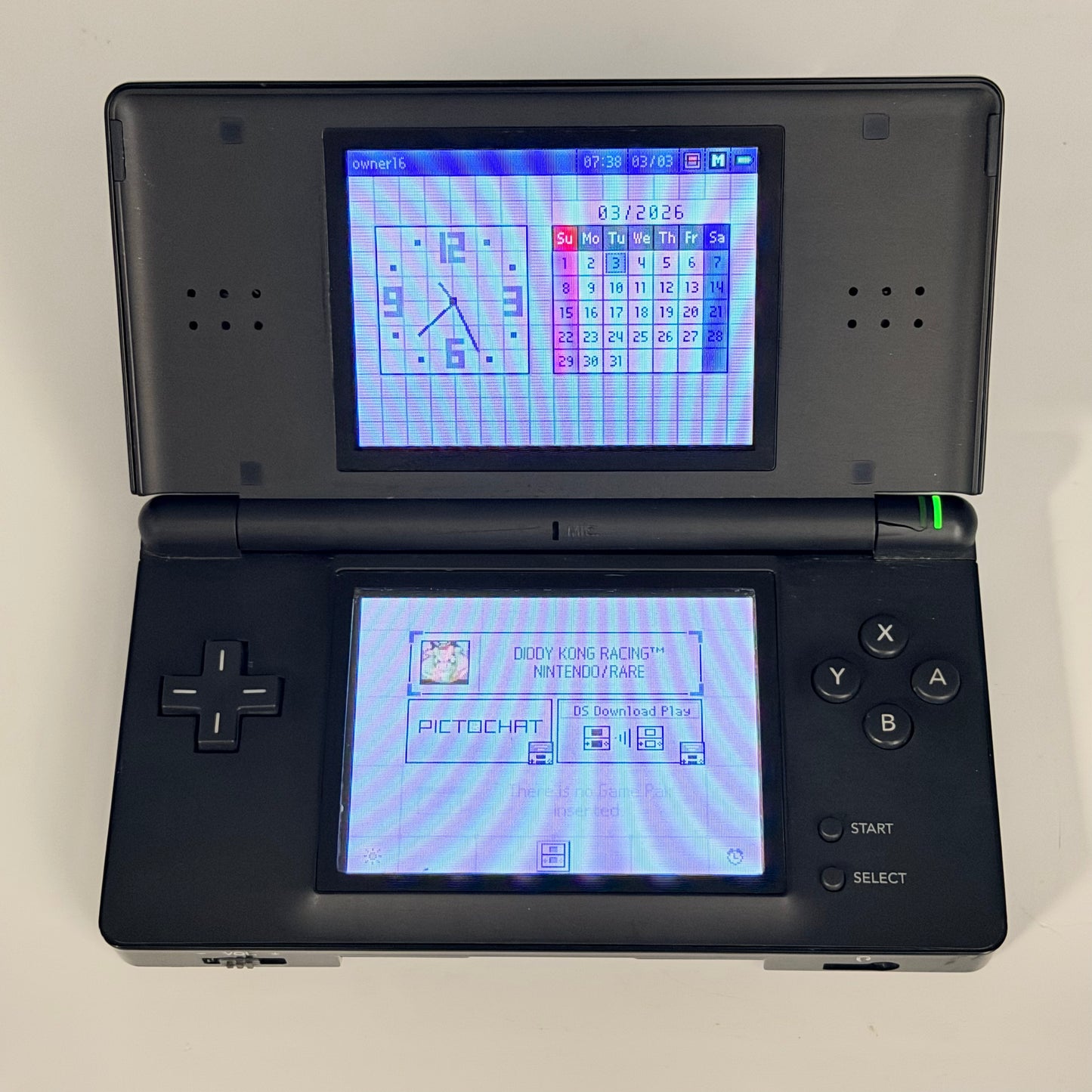 Nintendo DS Lite Black 2006 Handheld Console NDSL Tested Working System